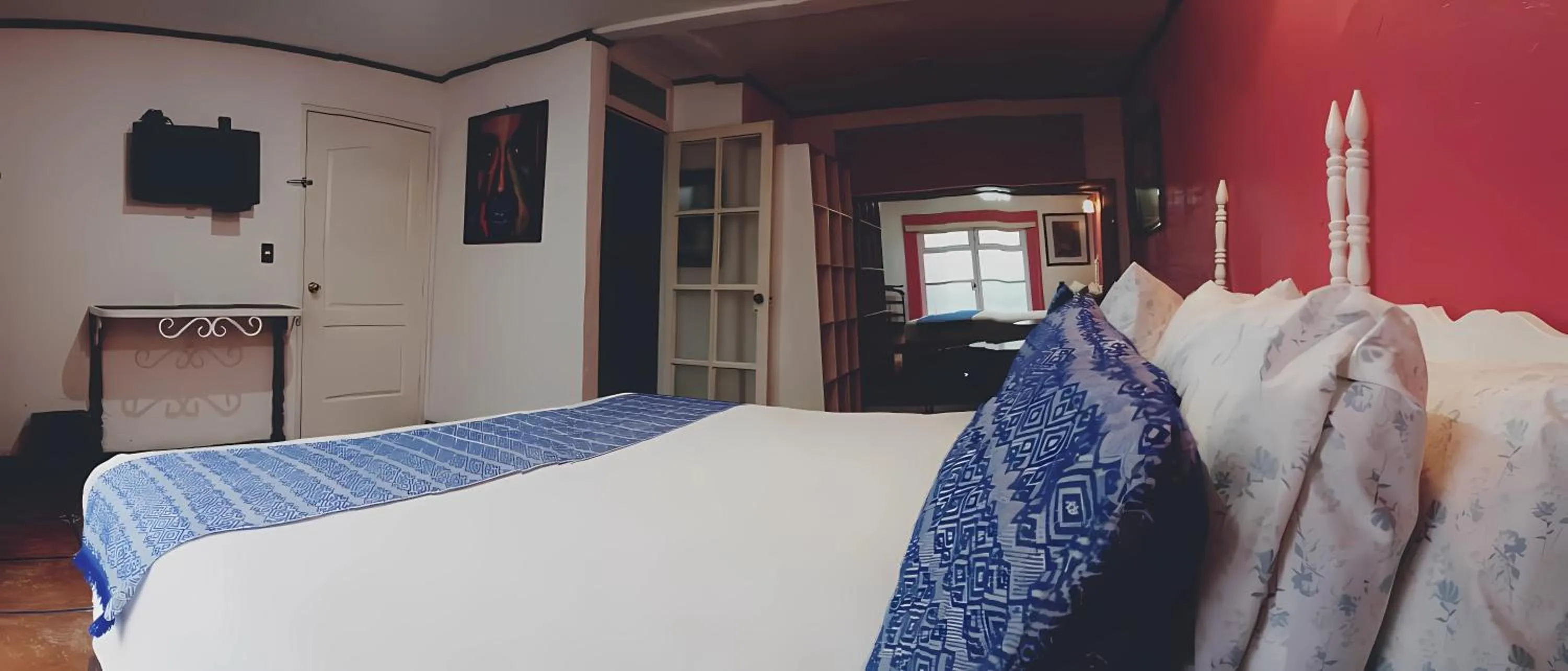 Bed in Mesón Yollotl