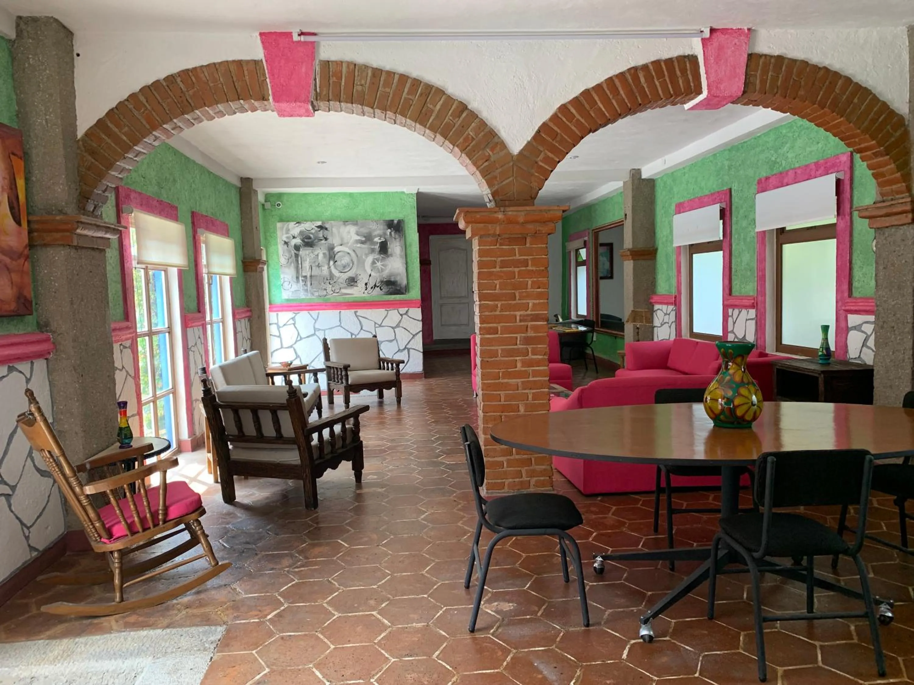 Living room in Mesón Yollotl