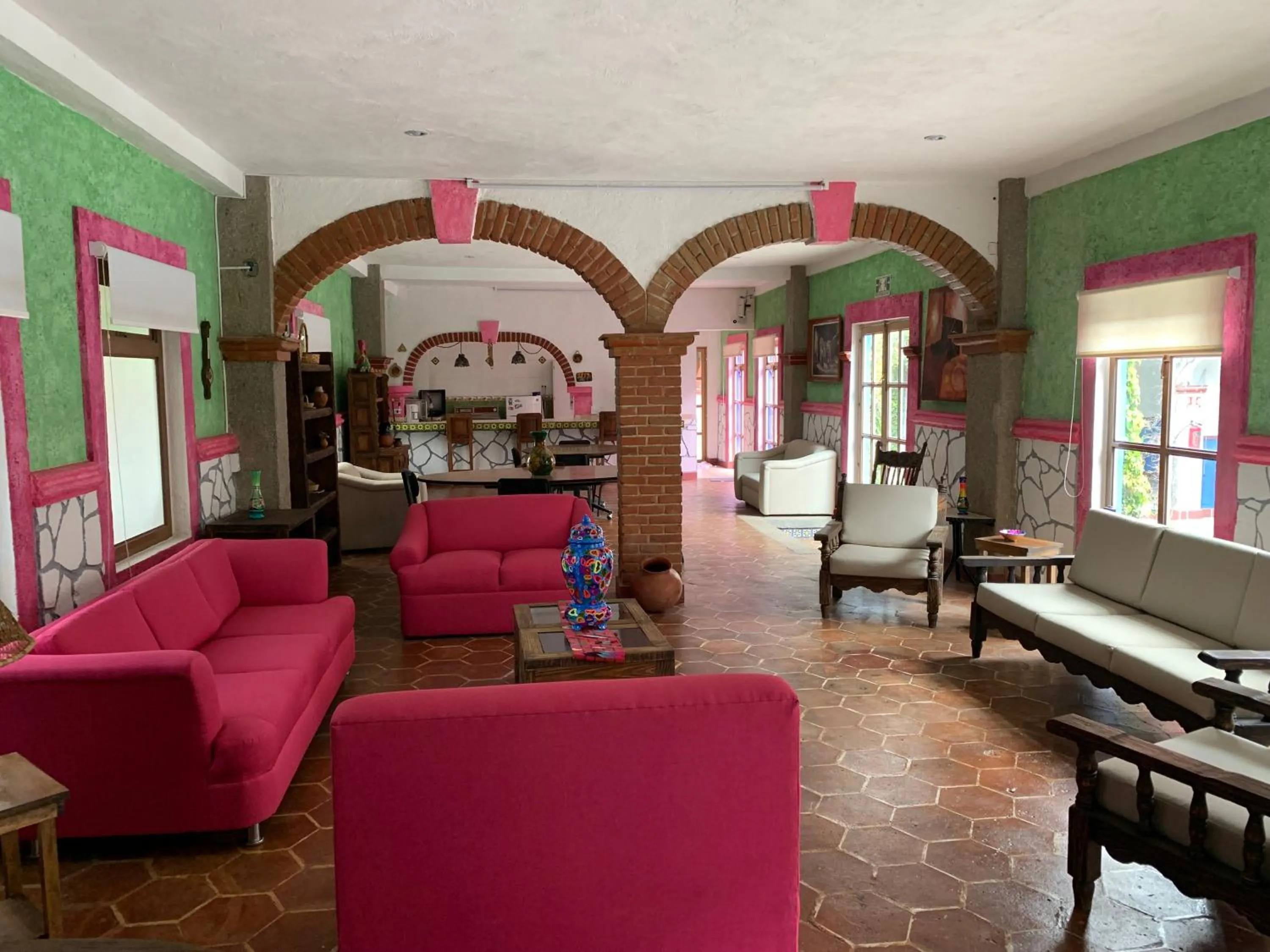 Living room in Mesón Yollotl