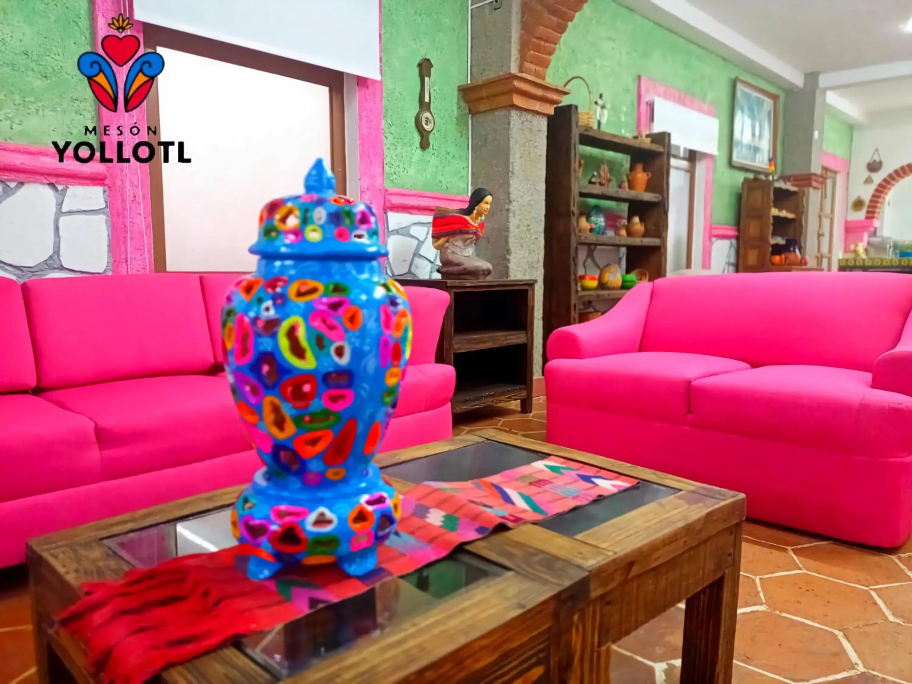 Living room in Mesón Yollotl Living room in Mesón Yollotl