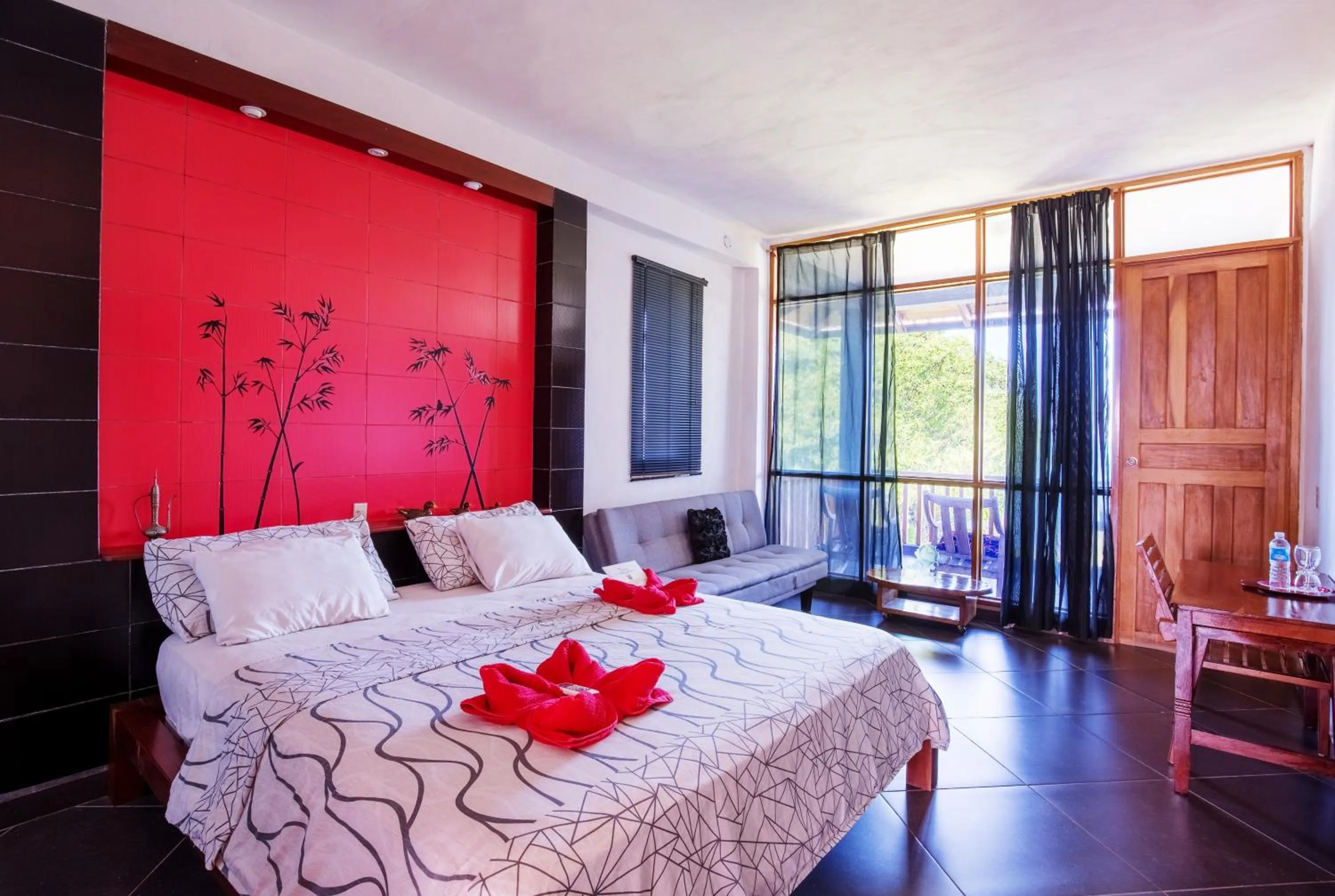 Decorative detail, Bed in Punta Duarte Garden Inn