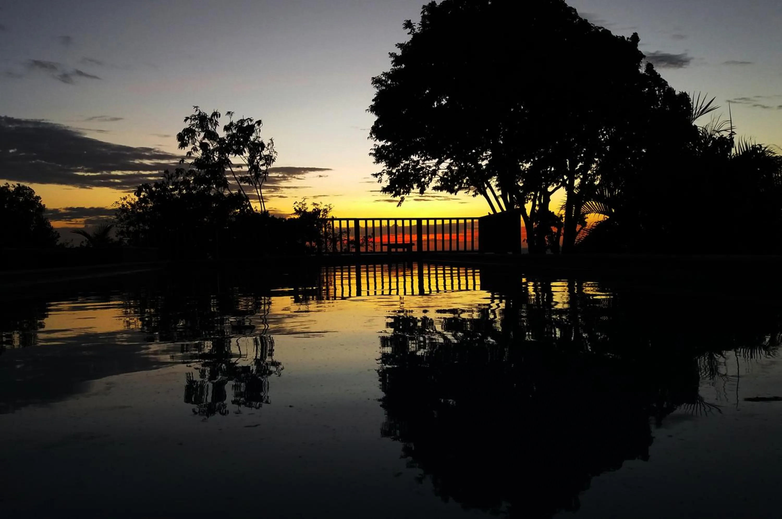 Pool view in Punta Duarte Garden Inn