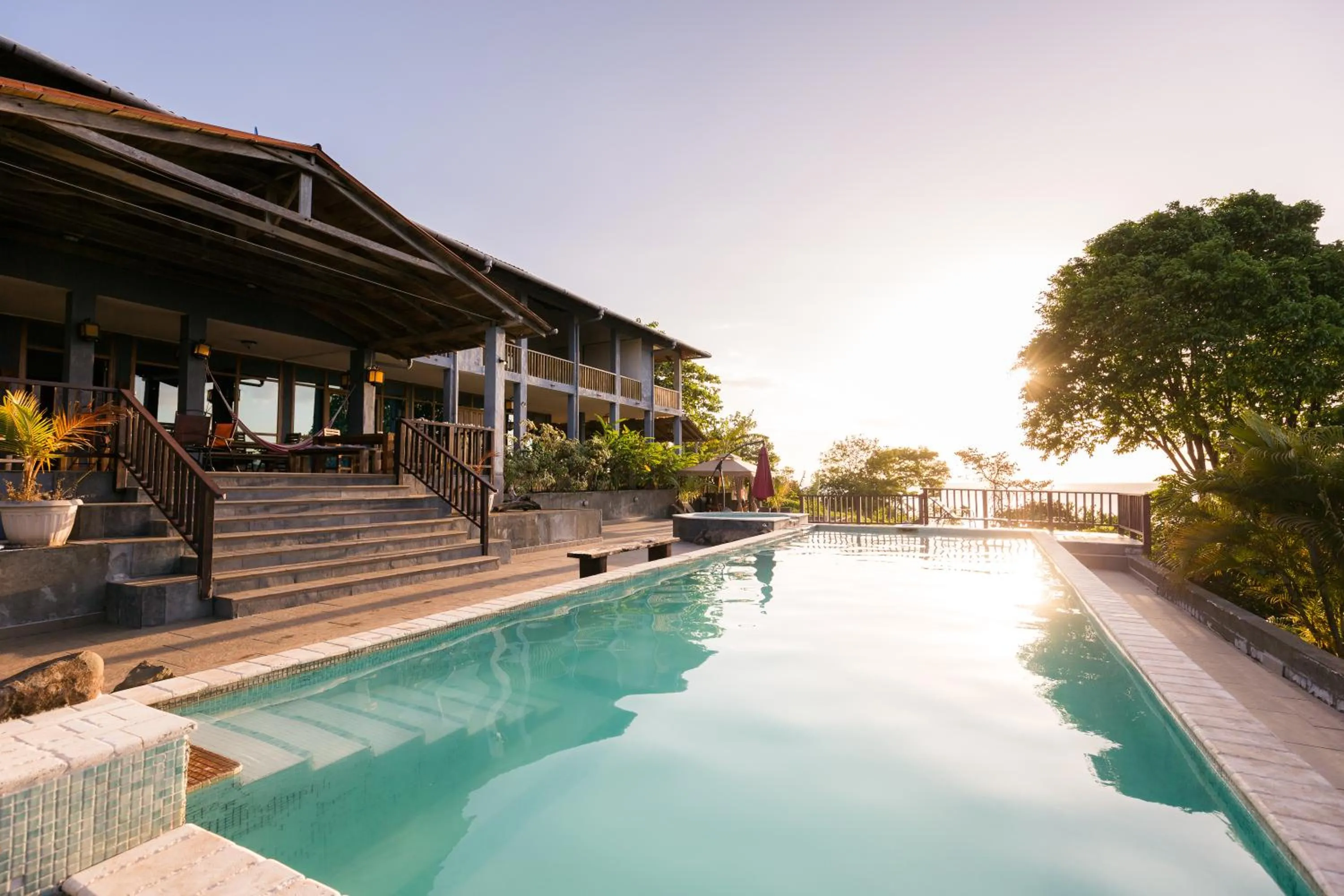 Pool view in Punta Duarte Garden Inn