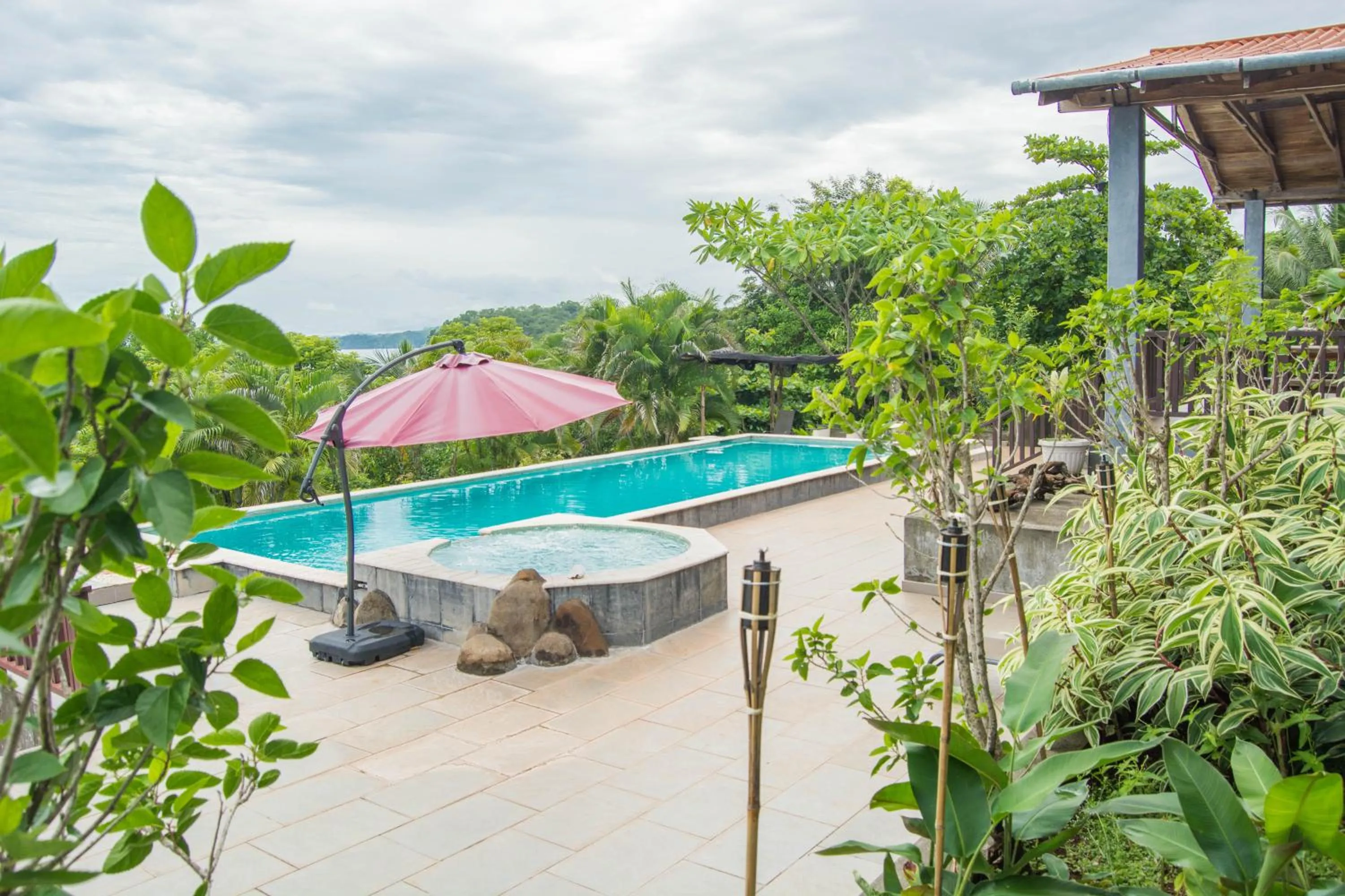 Pool view in Punta Duarte Garden Inn