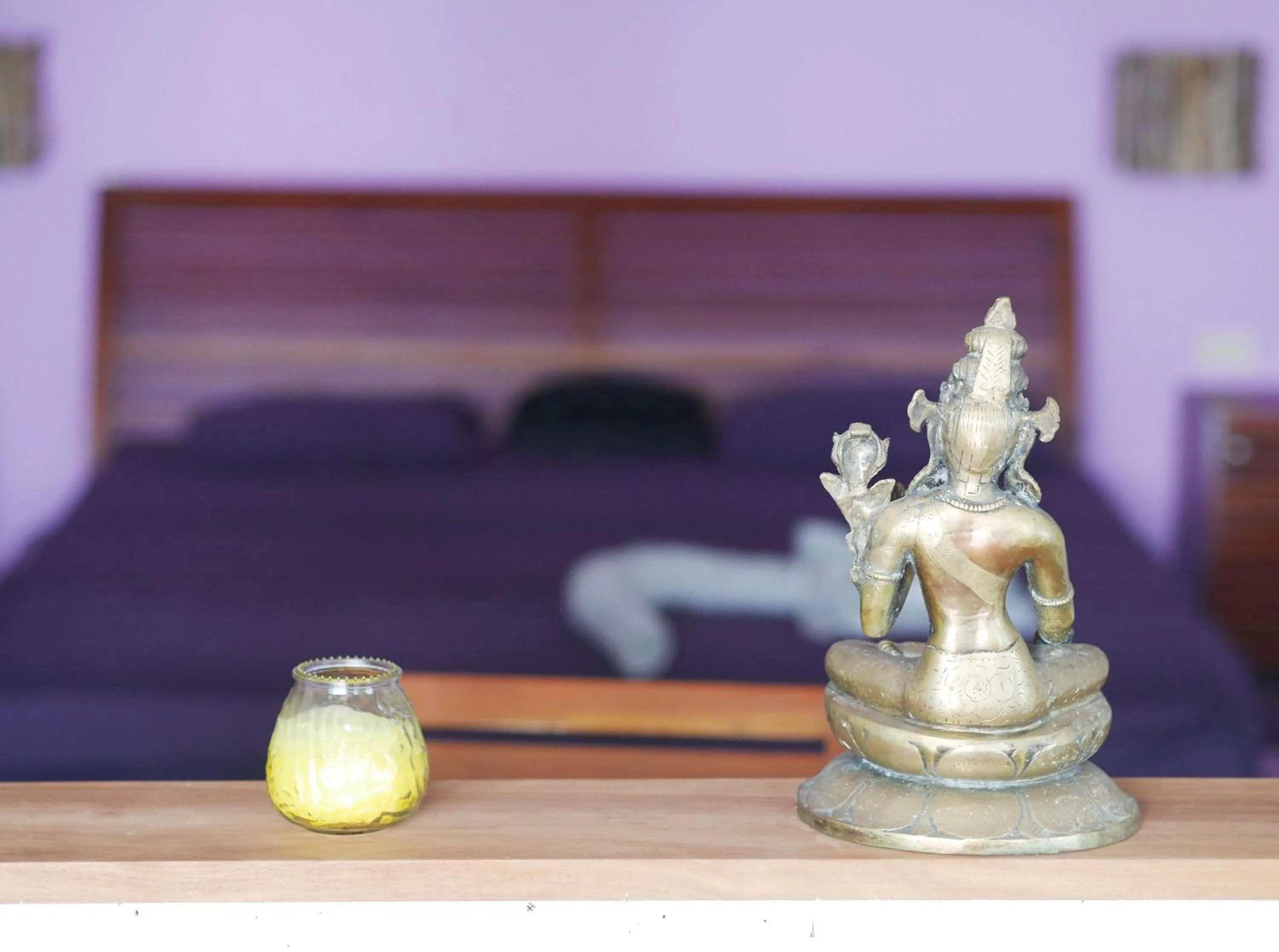 Decorative detail, Bed in Punta Duarte Garden Inn
