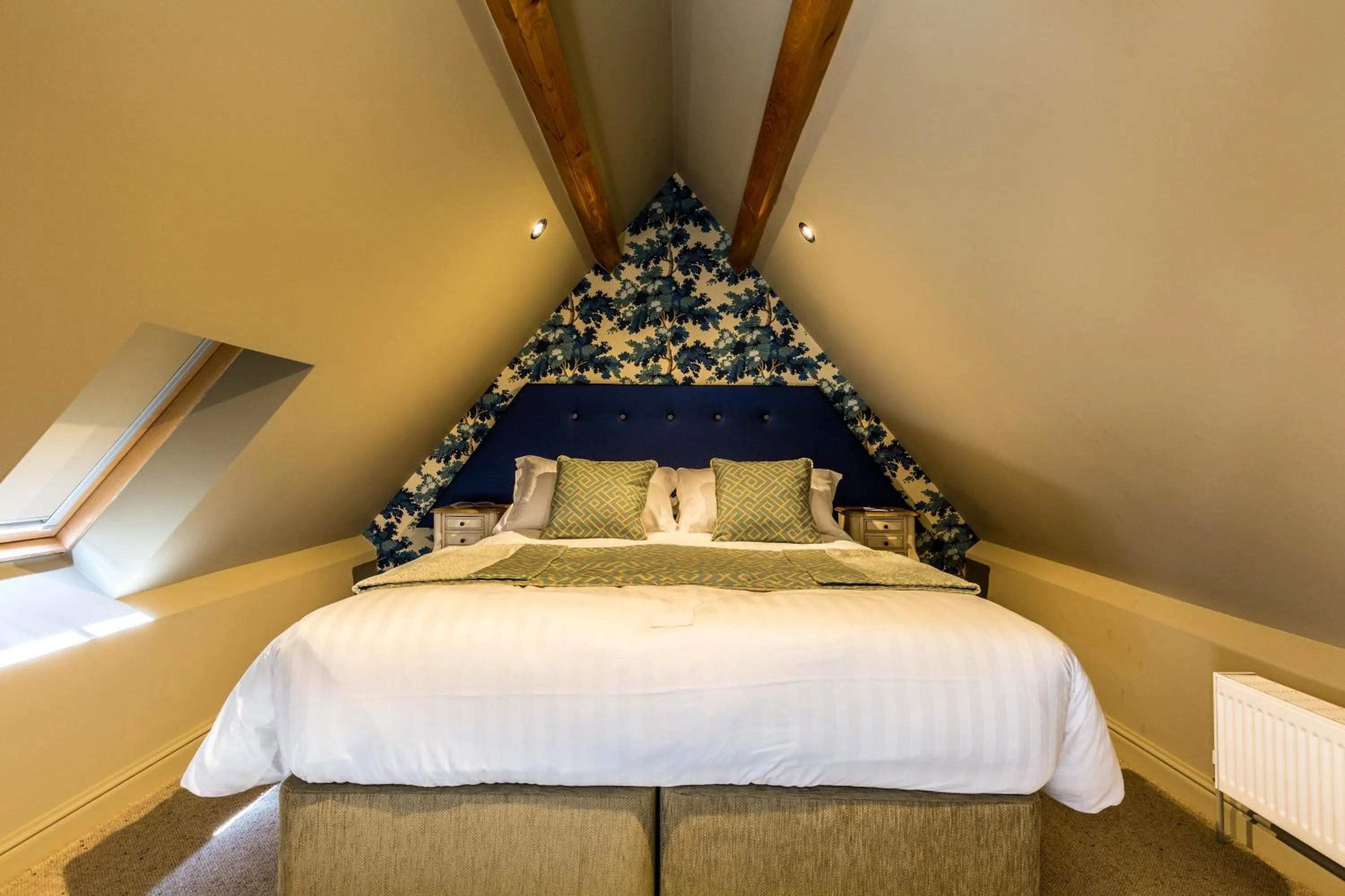 Decorative detail, Bed in Washingborough Hall Hotel