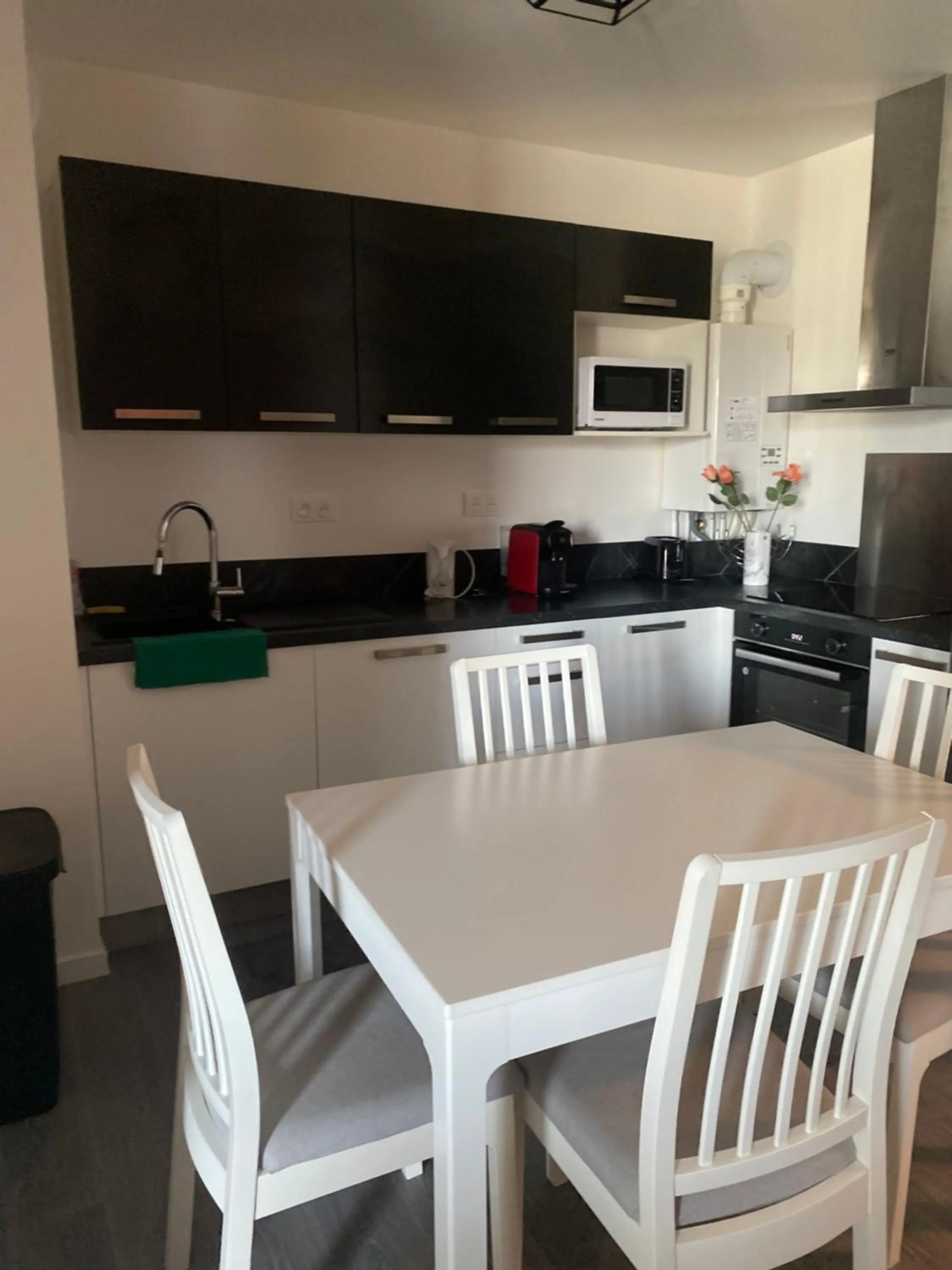 Kitchen or kitchenette in Appartement Cozy - Quartier résidentiel