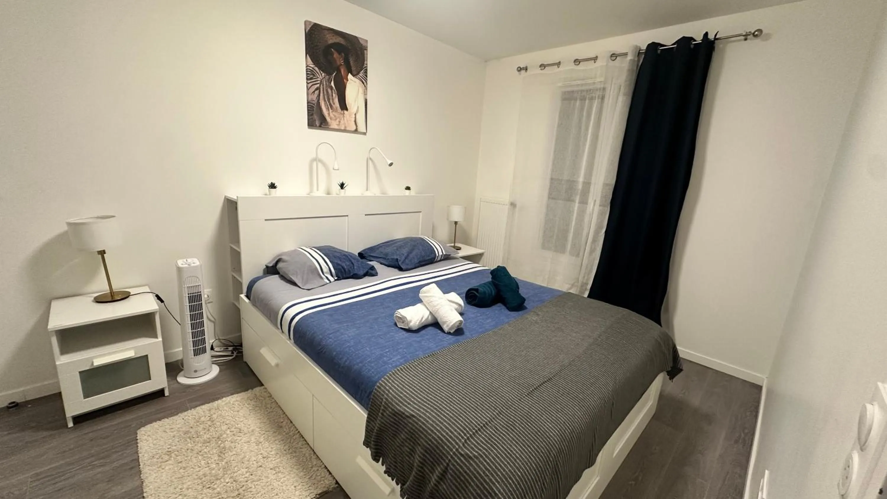 Bed in Appartement Cozy - Quartier résidentiel
