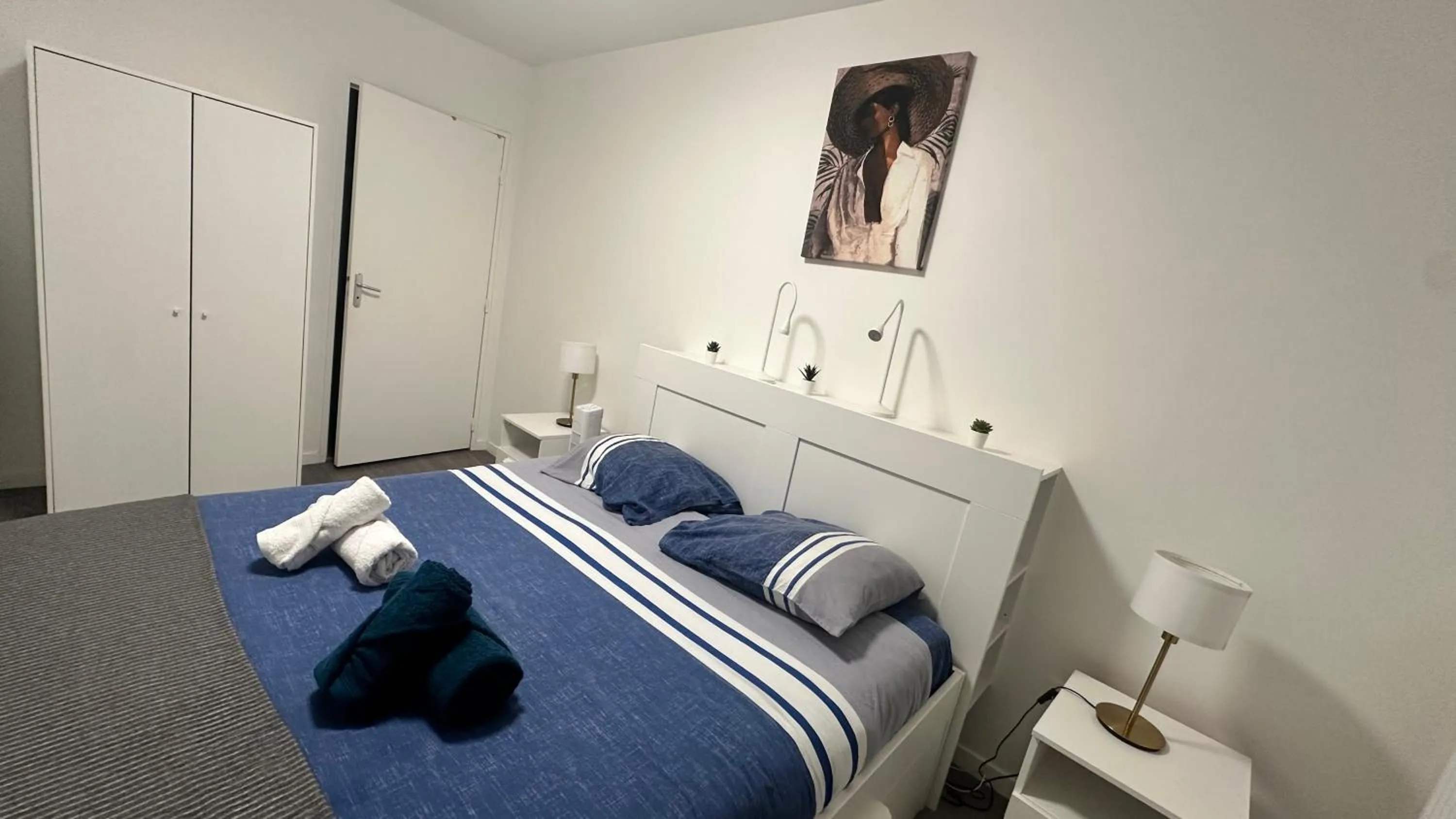 Bed in Appartement Cozy - Quartier résidentiel