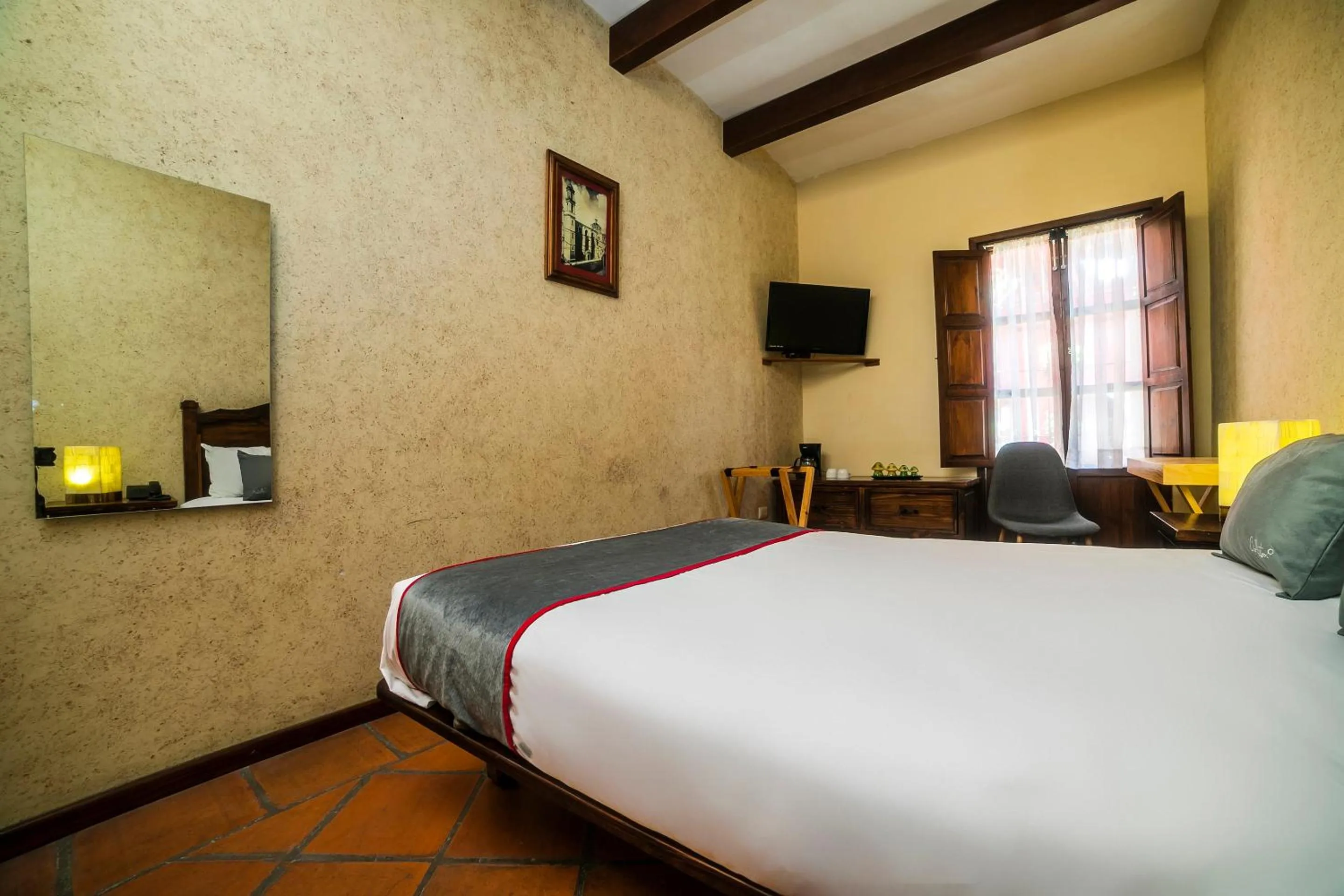 Bedroom, Bed in Collection O Al otro lado del rio, Puebla