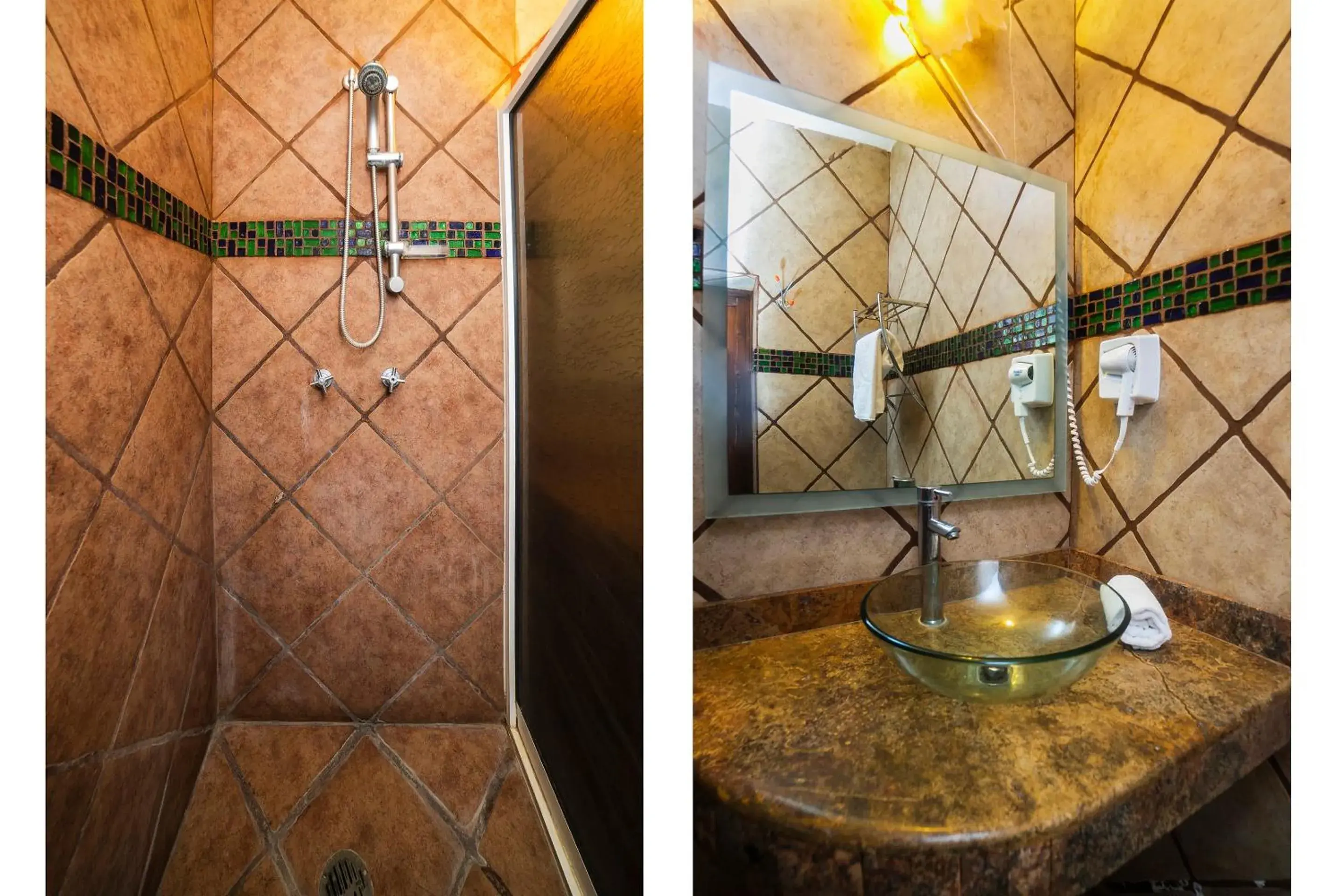 Bathroom in Collection O Al otro lado del rio, Puebla Bathroom in Collection O Al otro lado del rio, Puebla