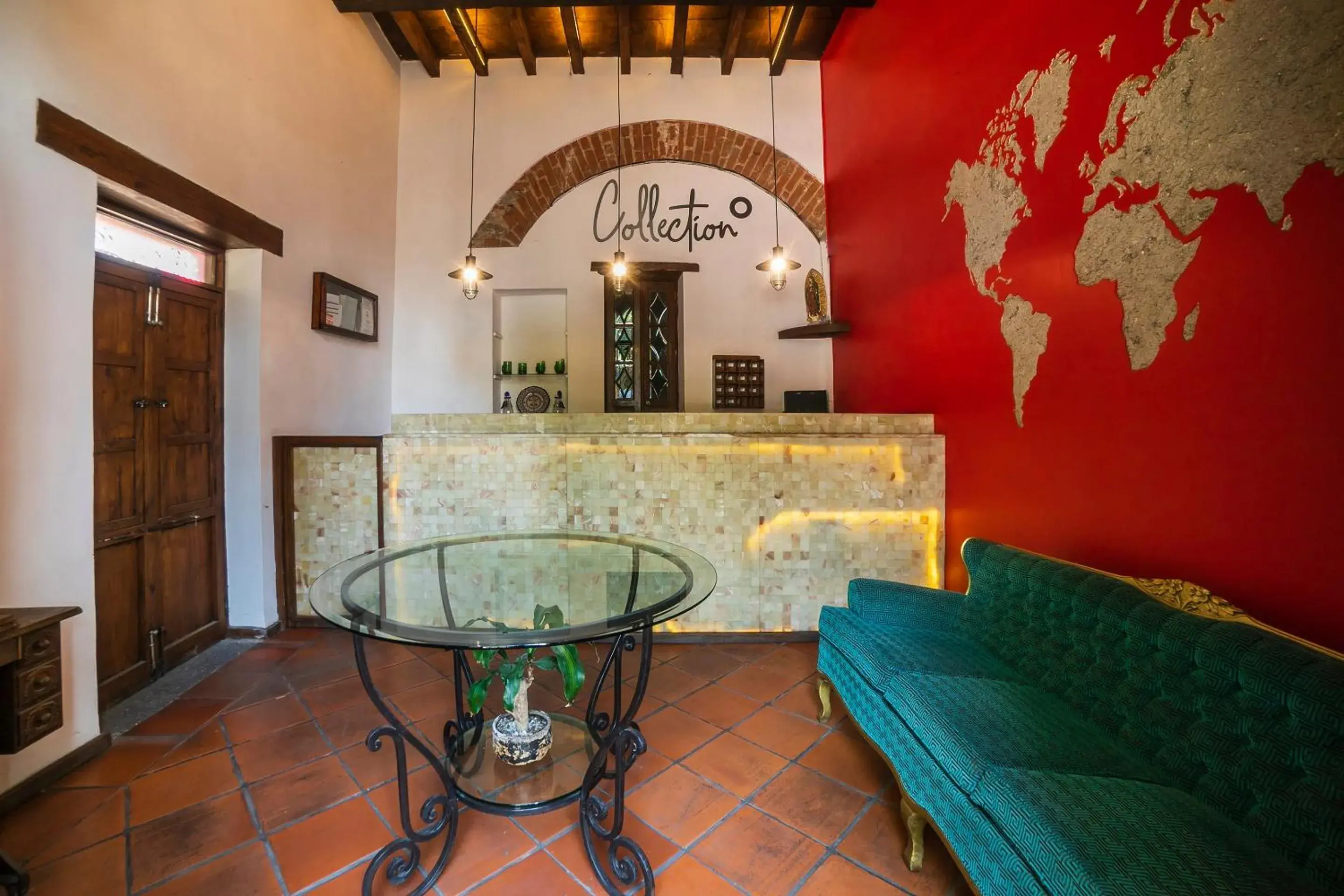 Lobby or reception in Collection O Al otro lado del rio, Puebla Lobby or reception in Collection O Al otro lado del rio, Puebla