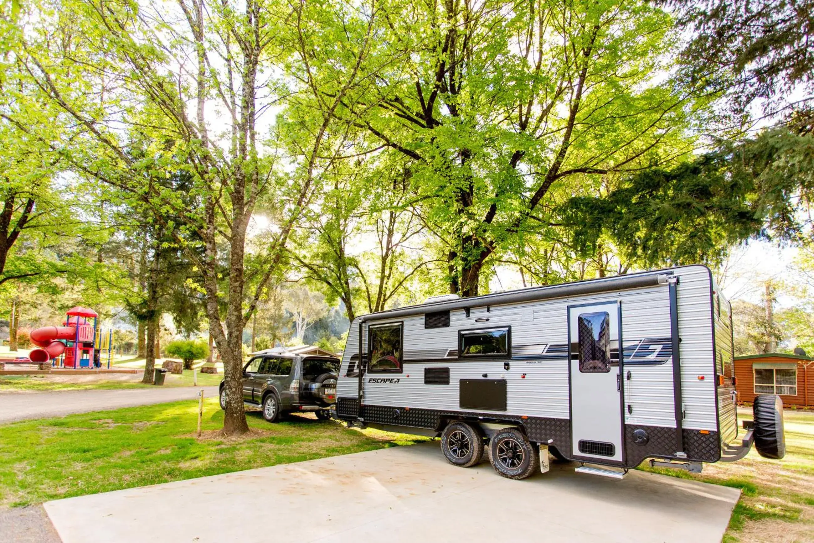 Garden view in Discovery Parks - Bright Garden view in Discovery Parks - Bright