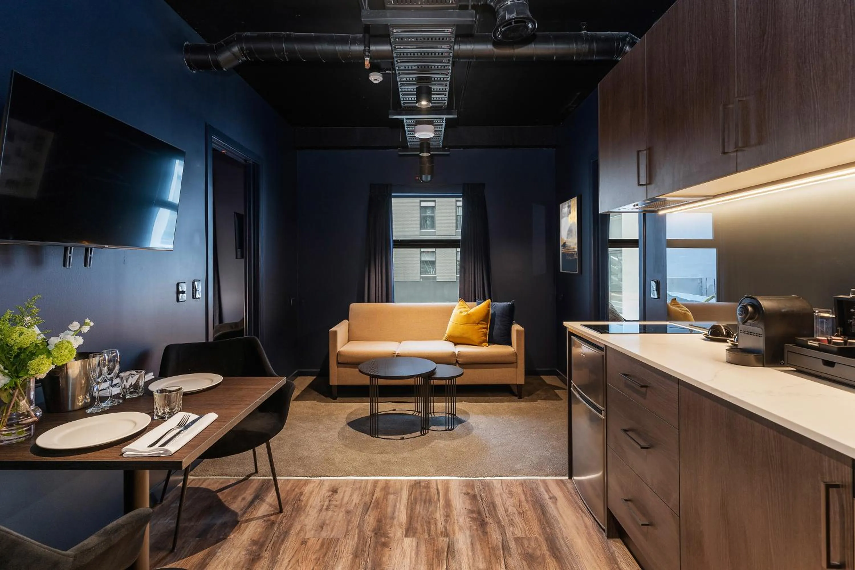 Living room in Abstract Hotel