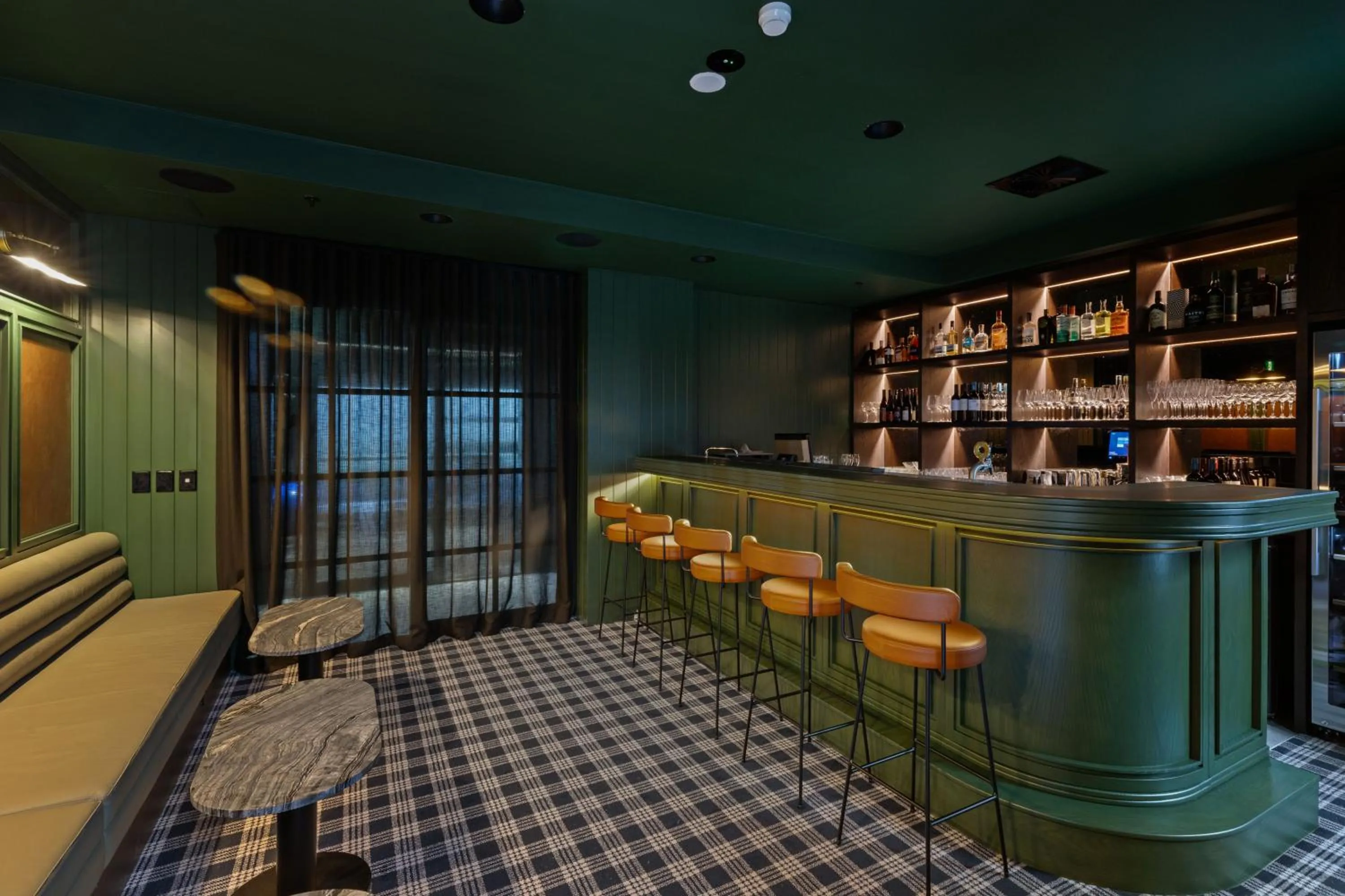 Lounge or bar in Abstract Hotel