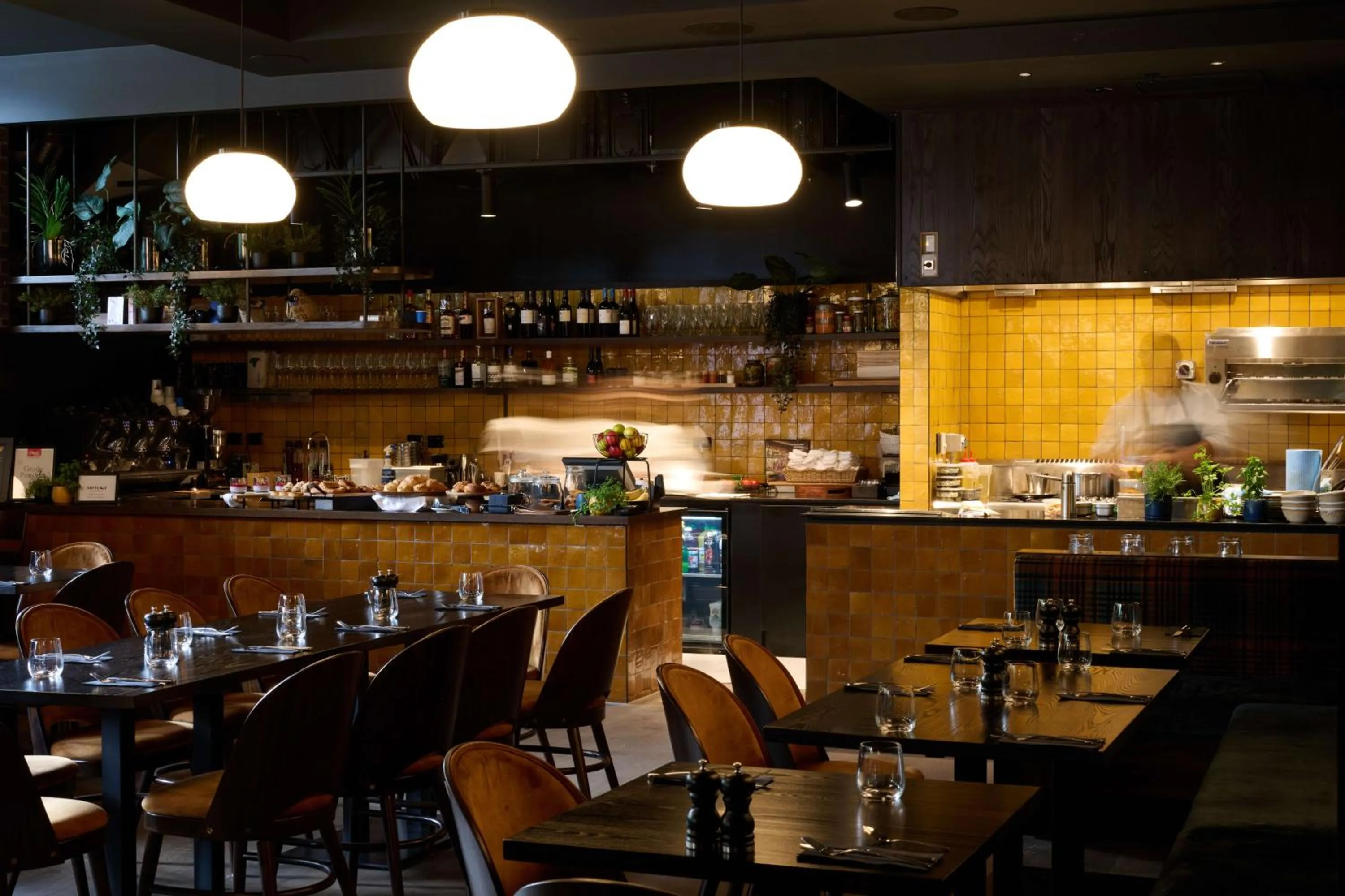 Restaurant/places to eat in Abstract Hotel