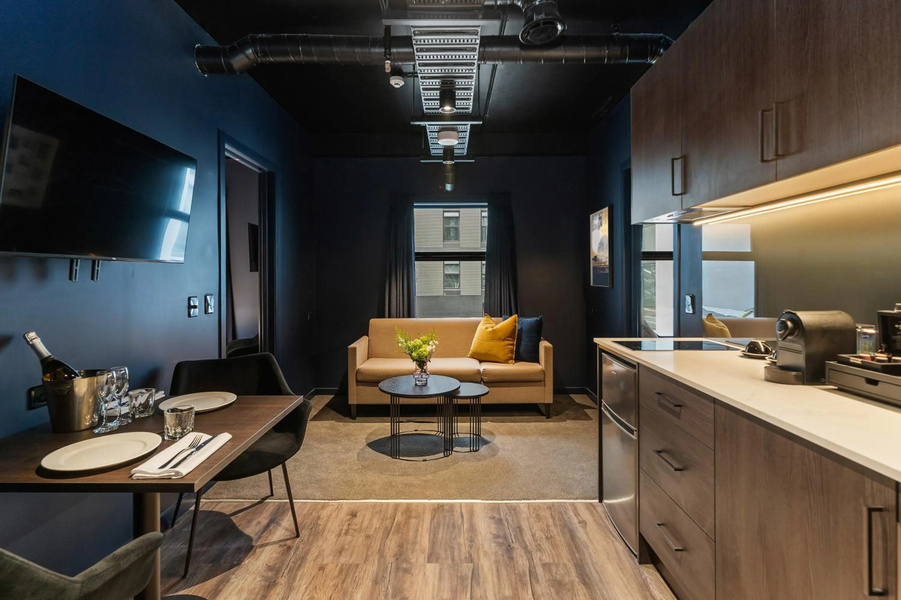 Living room in Abstract Hotel