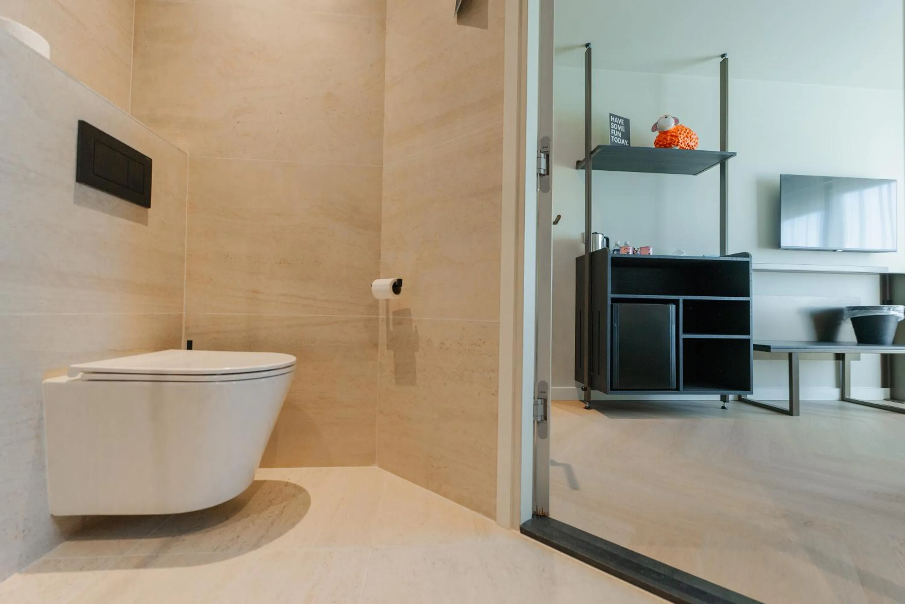 Bathroom in Boutique Hotel Herbergh Amsterdam Airport FREE PARKING