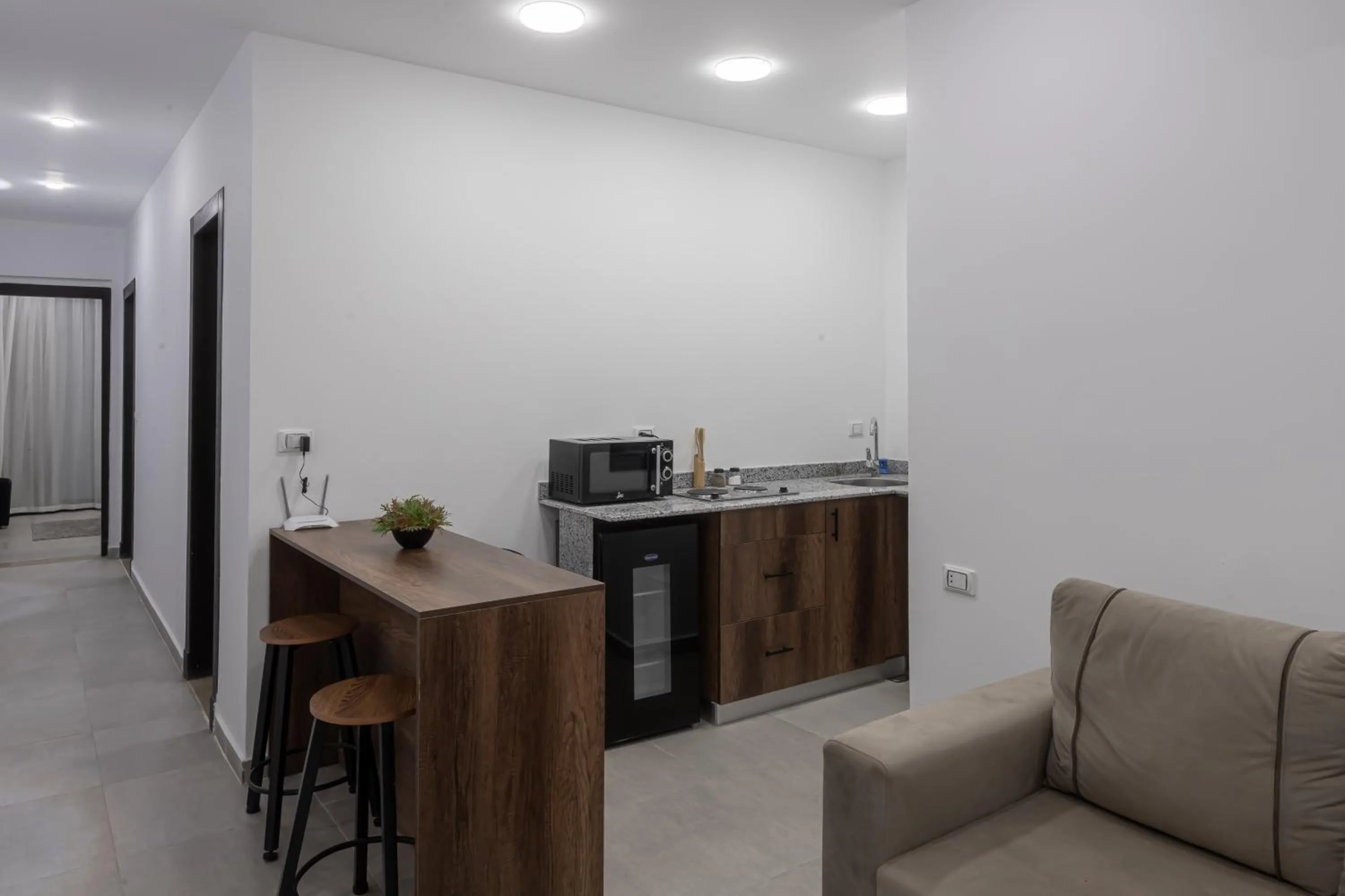 Kitchen or kitchenette in SOLA INN Hotel Hurghada