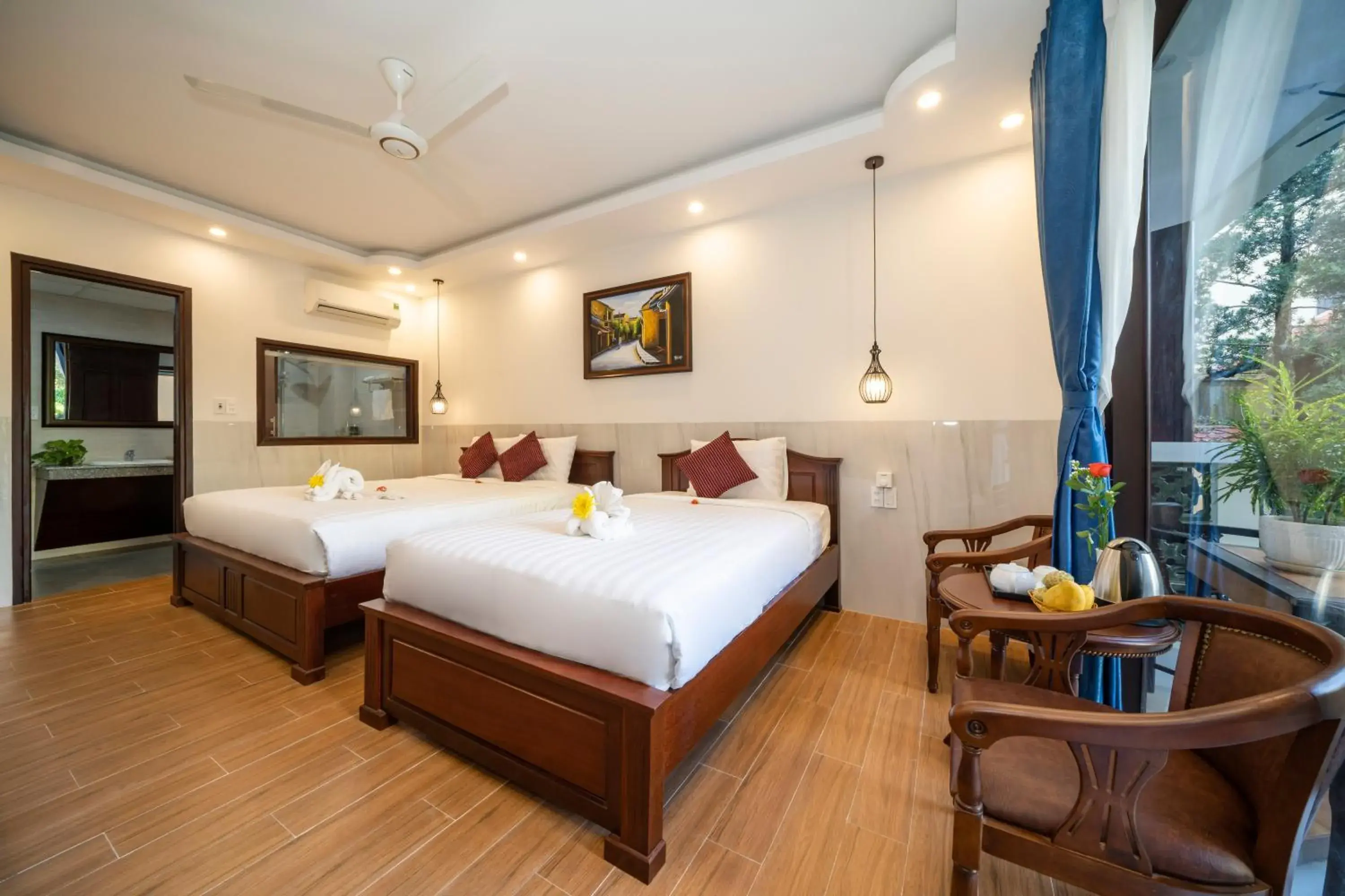 Bed in Bonsai Villa Hoi An Bed in Bonsai Villa Hoi An