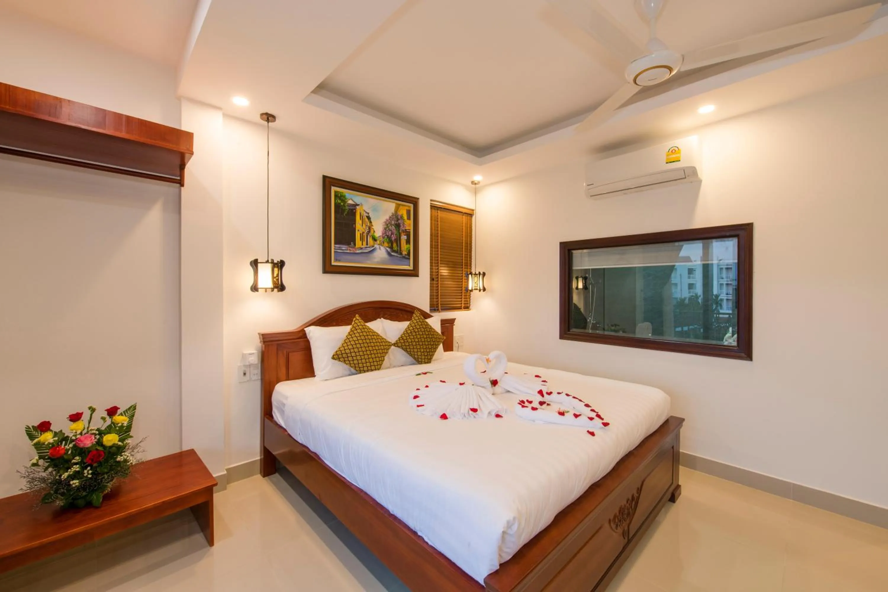 Bed in Bonsai Villa Hoi An