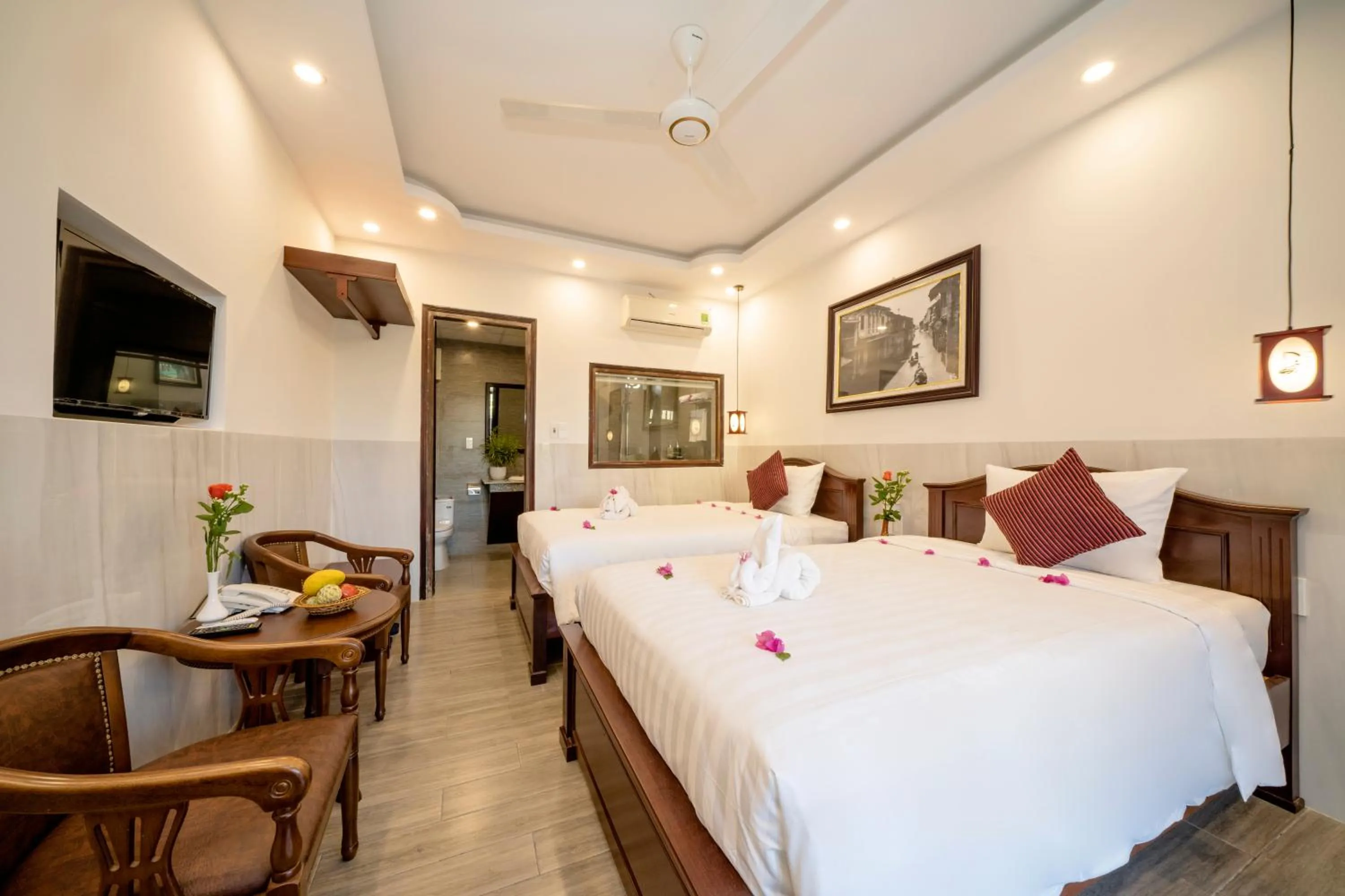 Bed in Bonsai Villa Hoi An