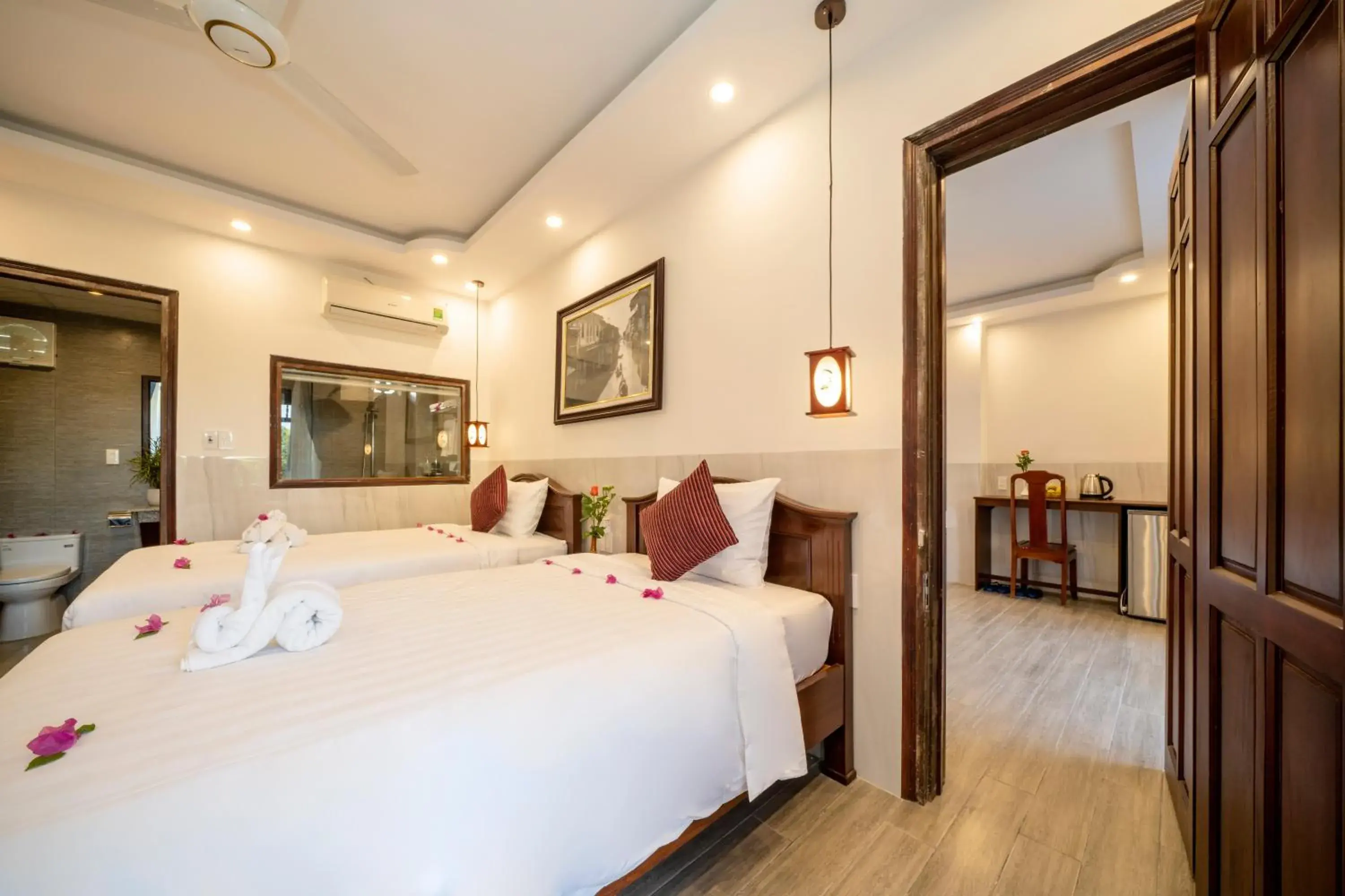 Bed in Bonsai Villa Hoi An Bed in Bonsai Villa Hoi An