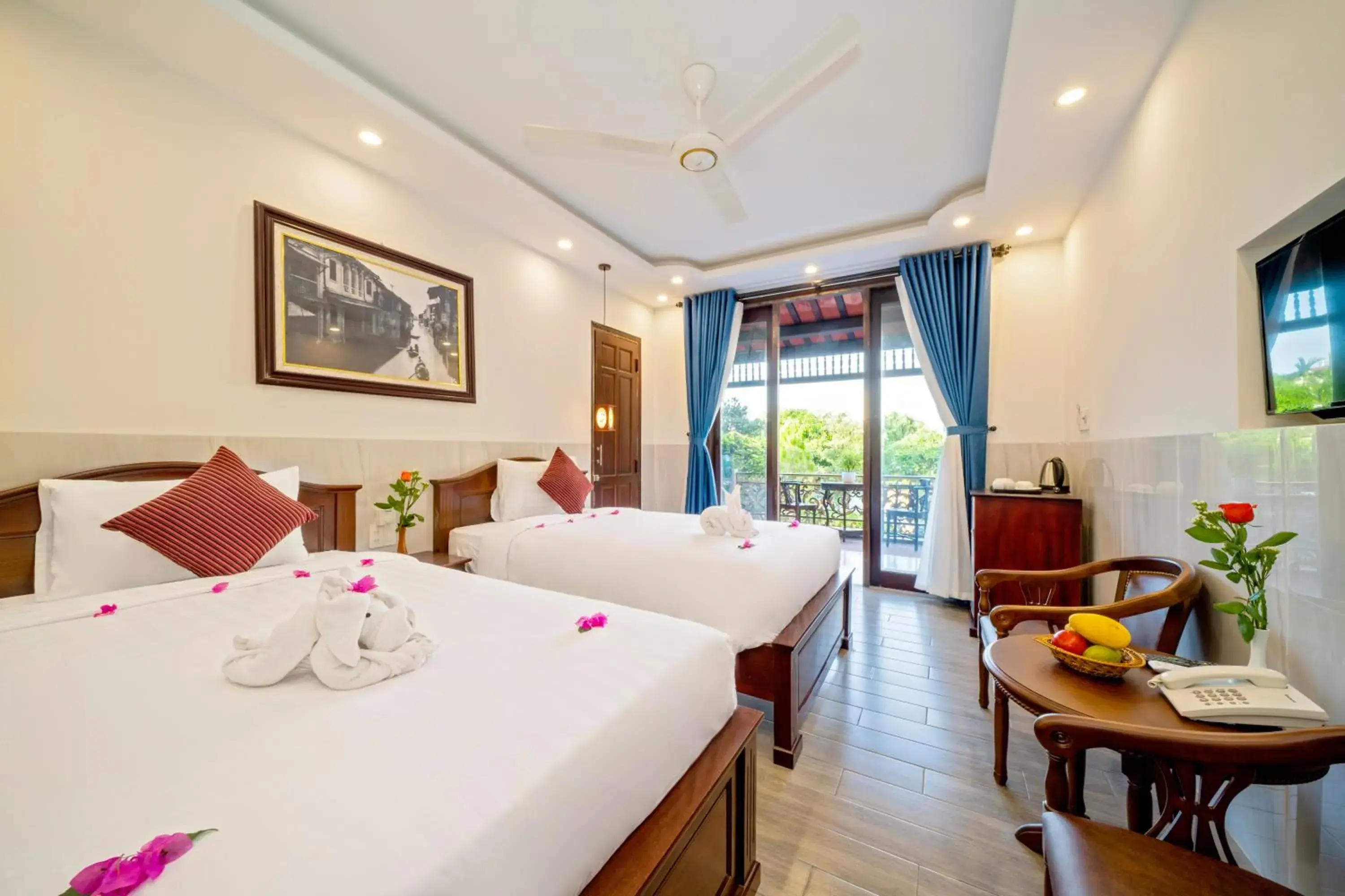 Bed in Bonsai Villa Hoi An Bed in Bonsai Villa Hoi An