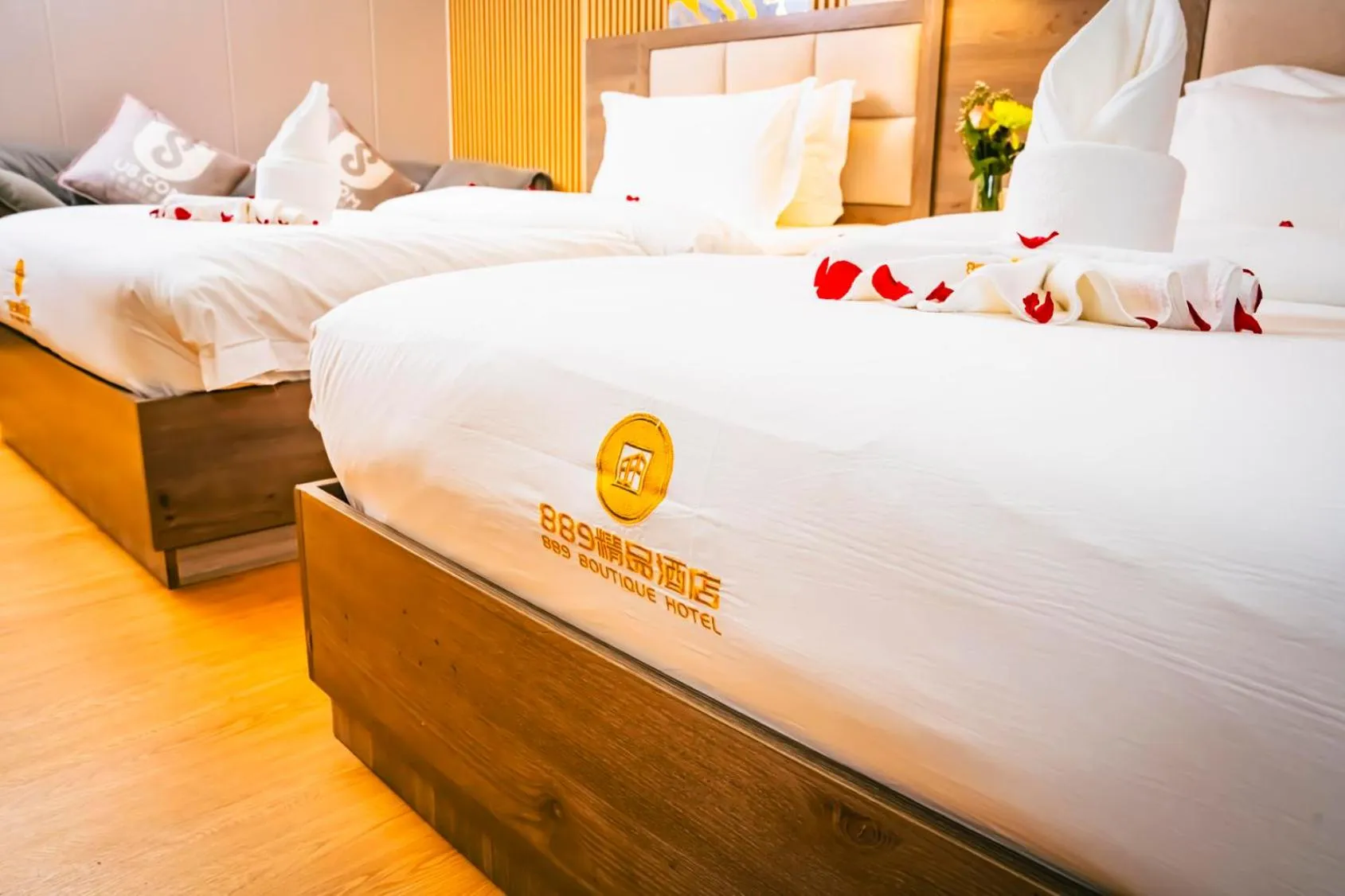 Bed in 889 Boutique Hotel