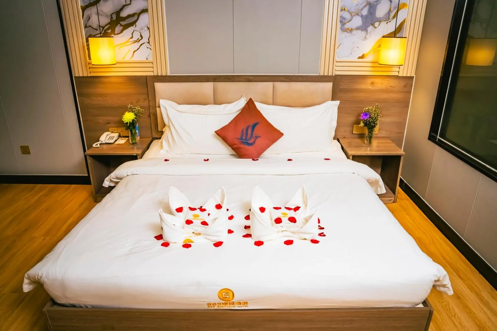 Bed in 889 Boutique Hotel