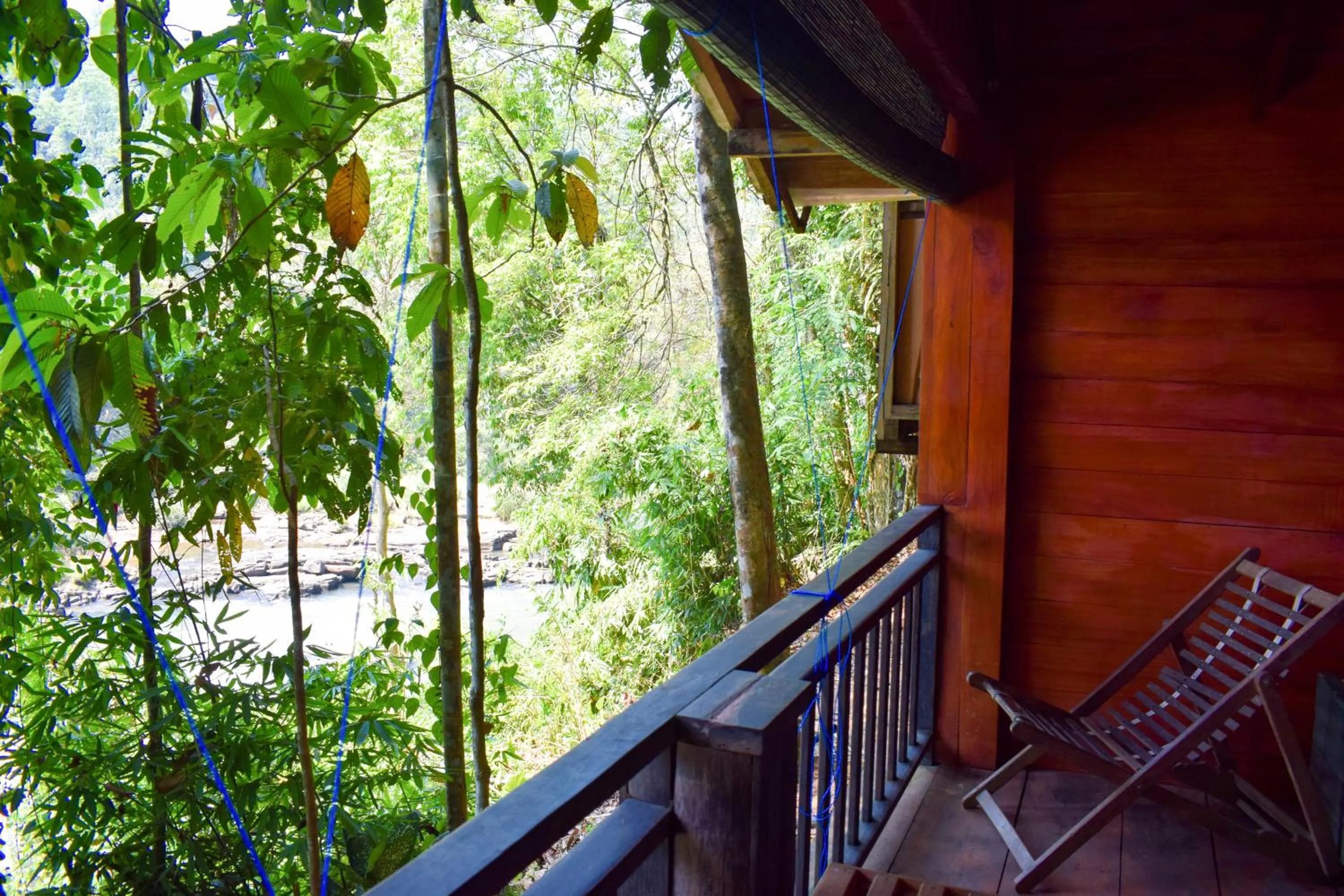 Patio in Rafters Retreat