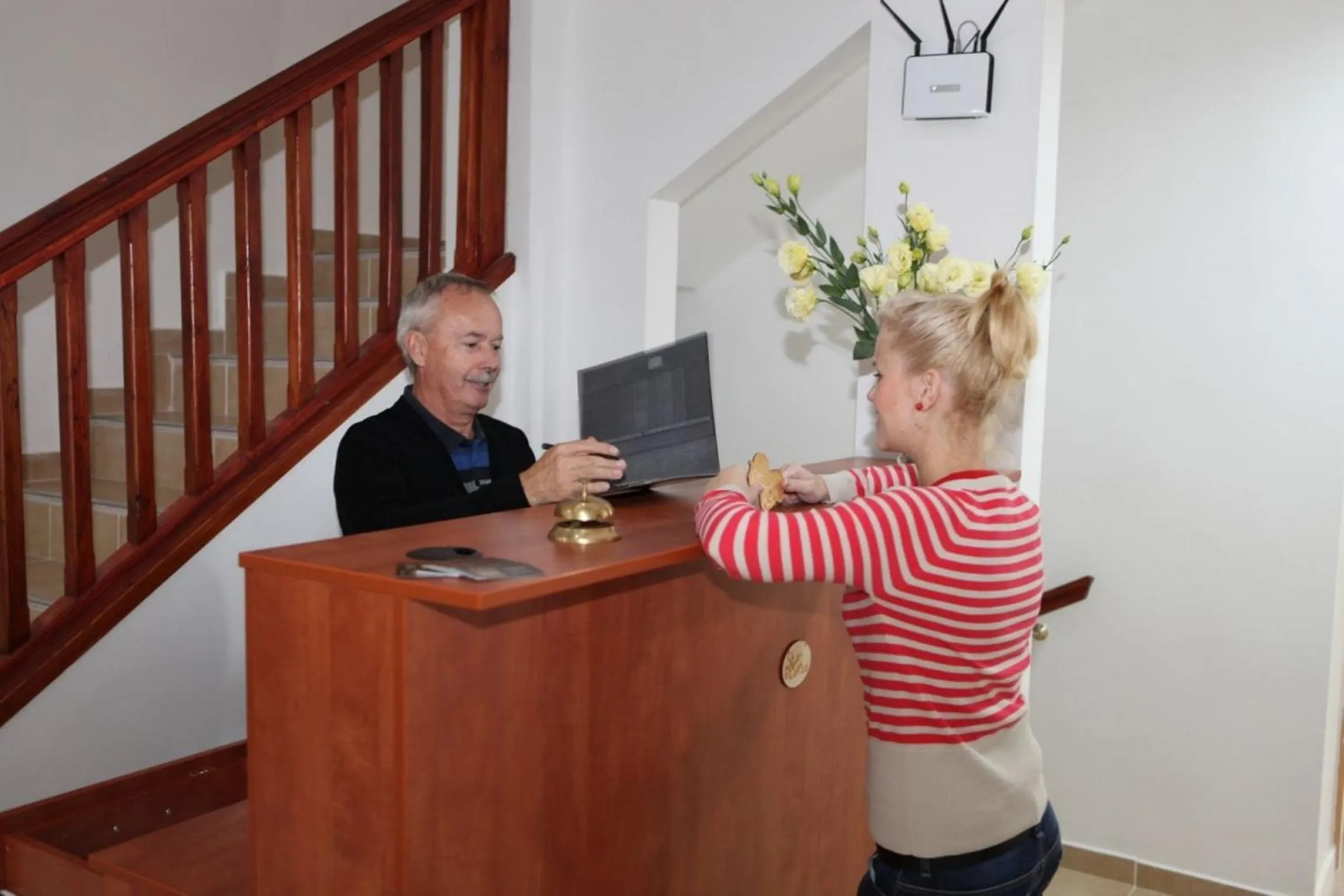 Lobby or reception in Stan és Panzió