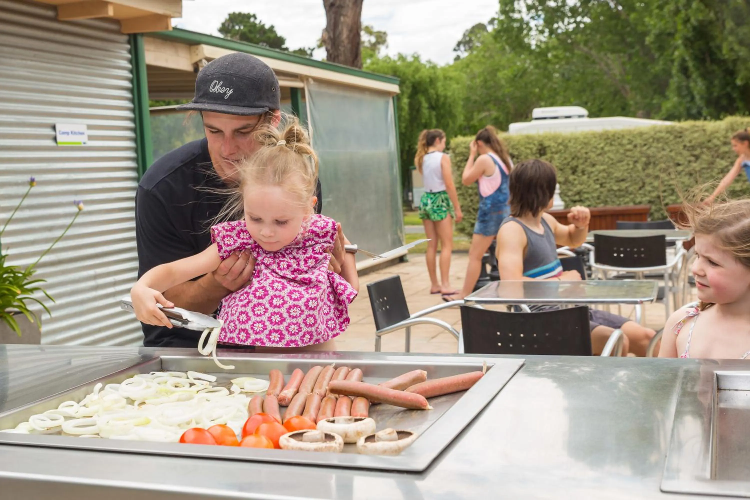 BBQ facilities in NRMA Ballarat Holiday Park
