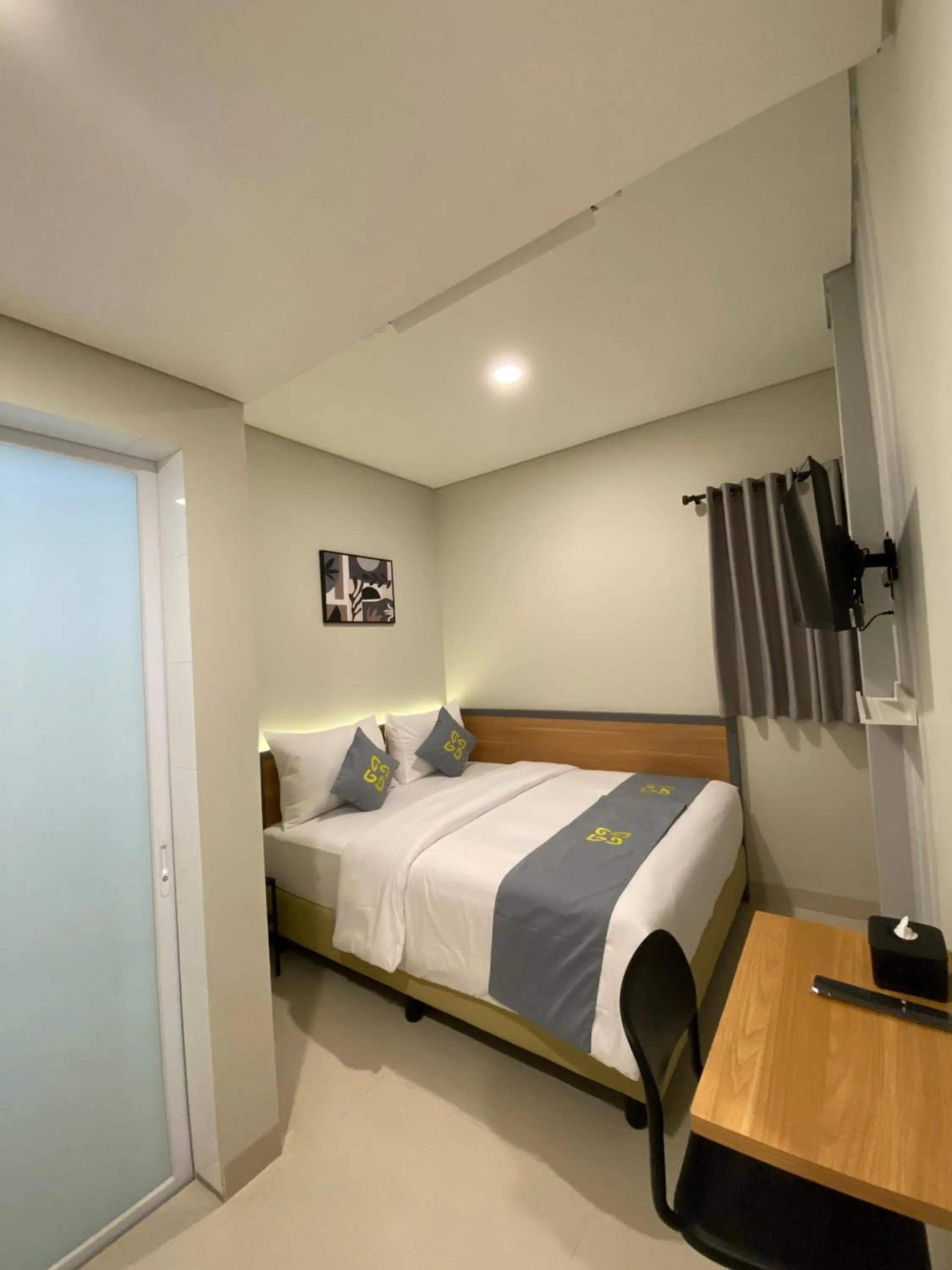 Bed in Ghurfati Hotel Wedana