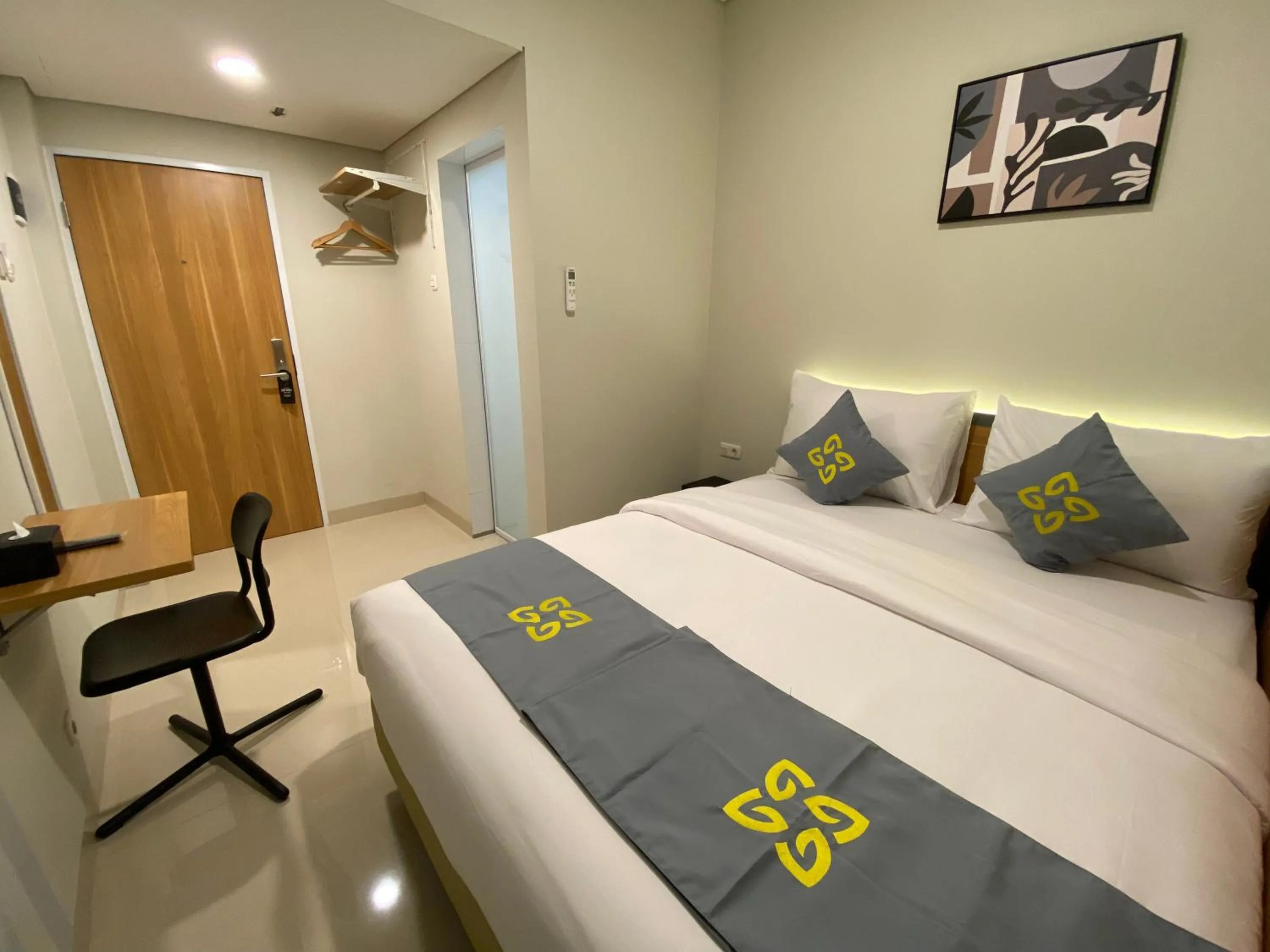 Bed in Ghurfati Hotel Wedana