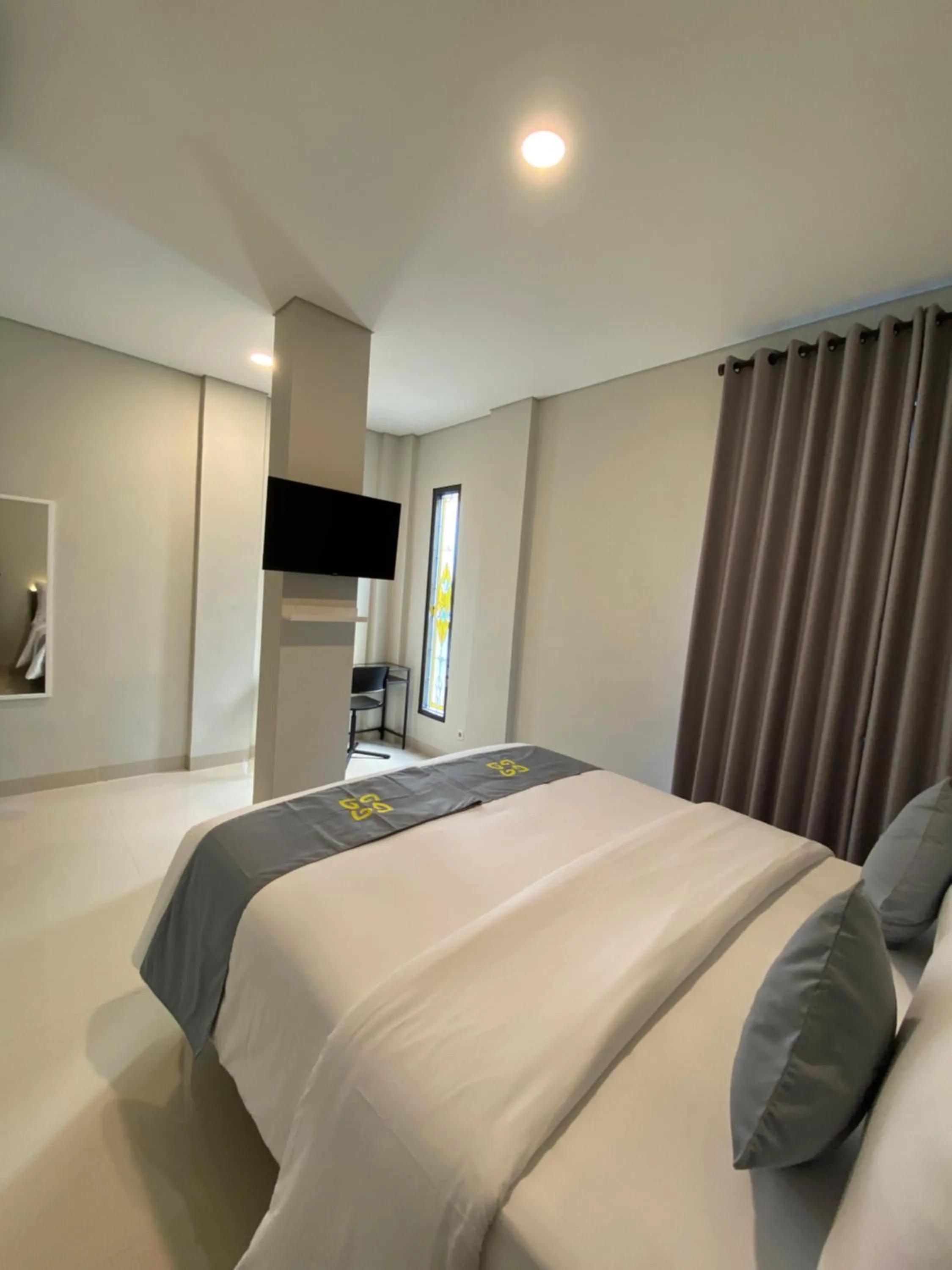 Bed in Ghurfati Hotel Wedana