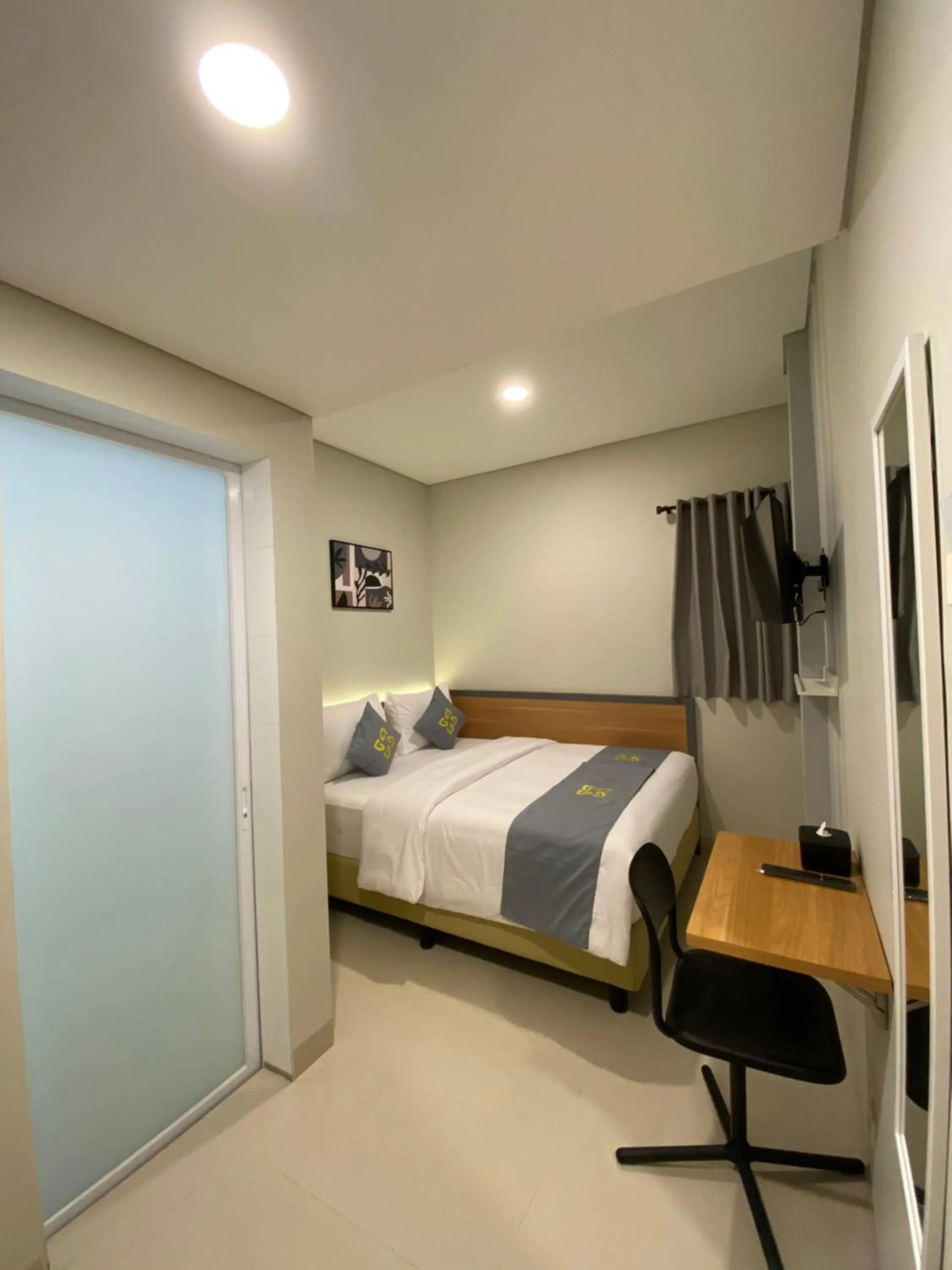 Bed in Ghurfati Hotel Wedana