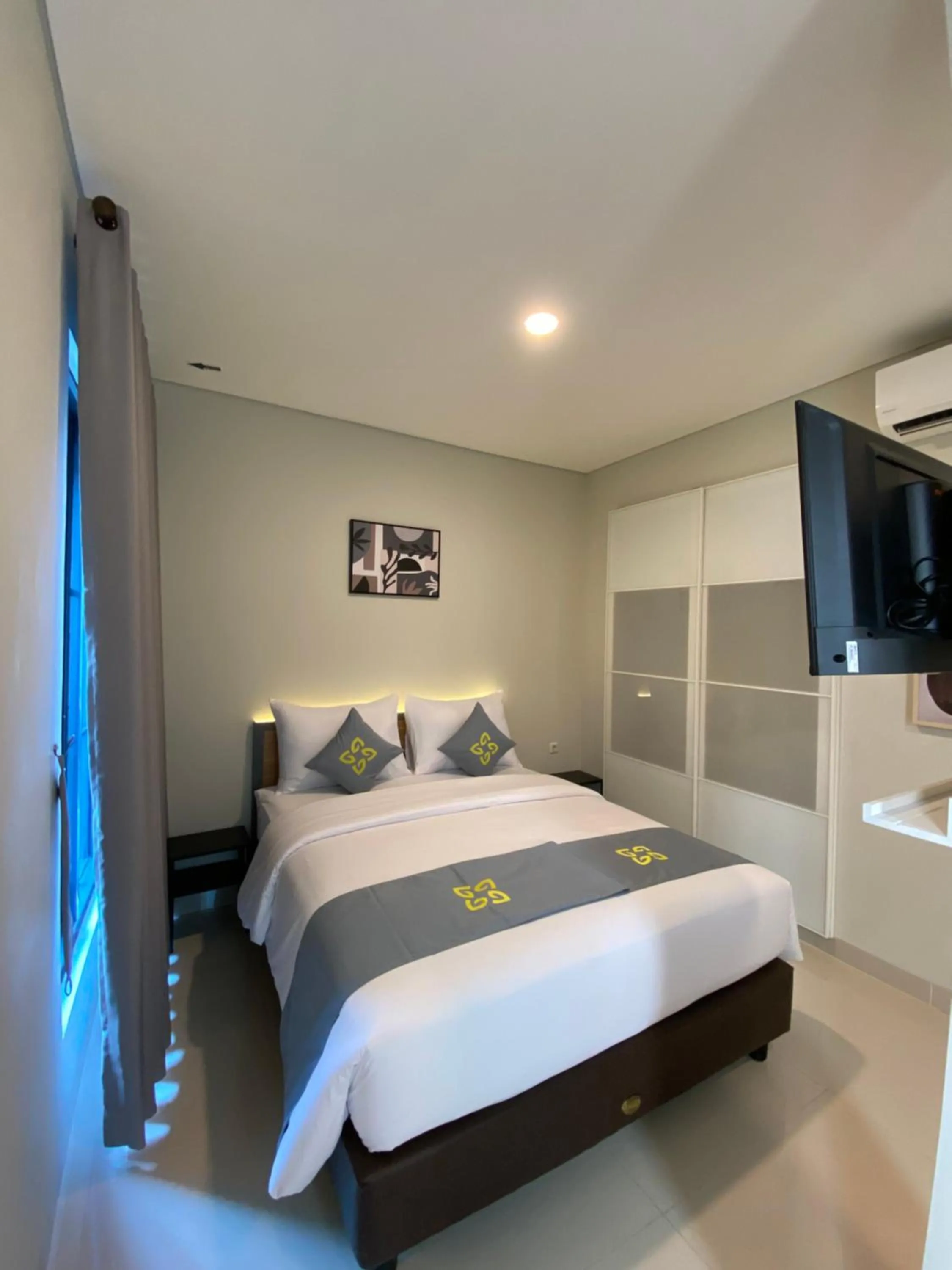 Bed in Ghurfati Hotel Wedana