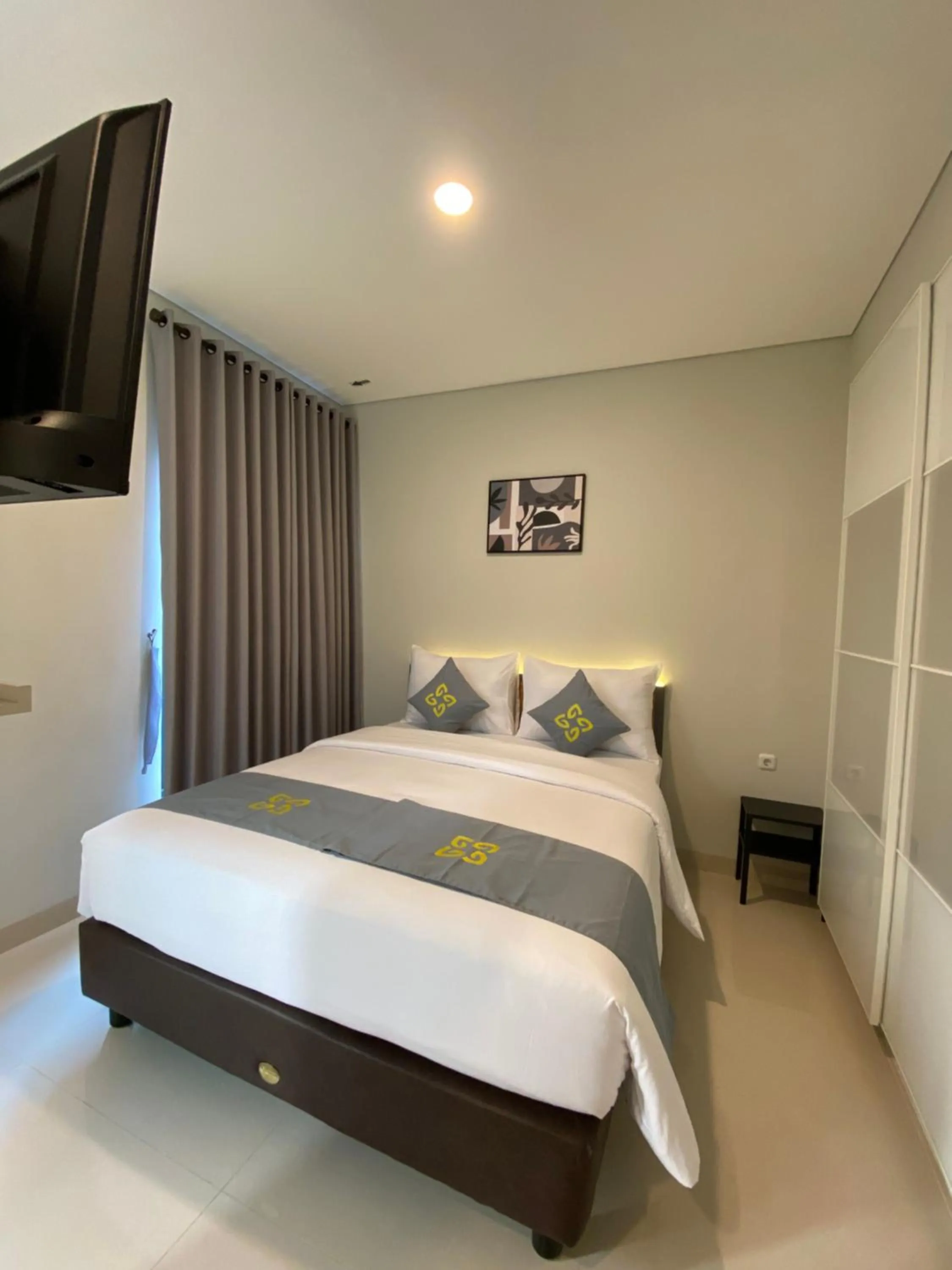 Bed in Ghurfati Hotel Wedana