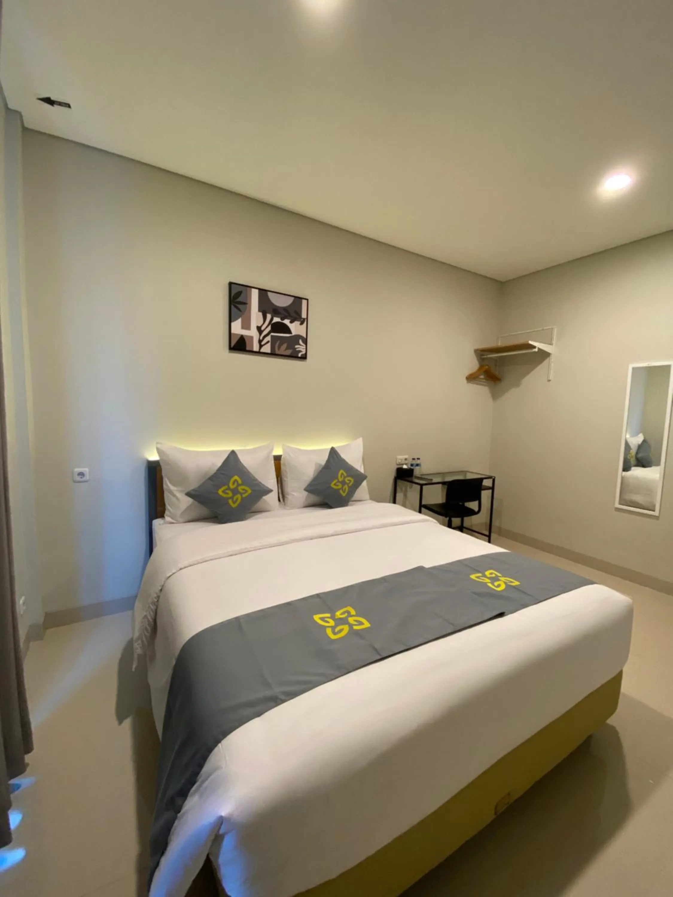 Bed in Ghurfati Hotel Wedana