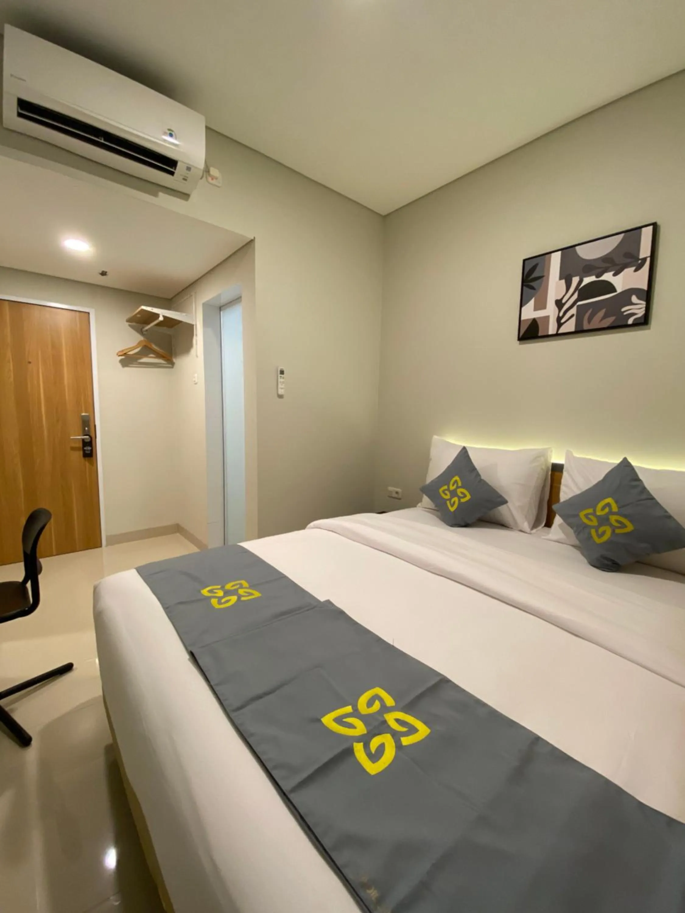 Bed in Ghurfati Hotel Wedana