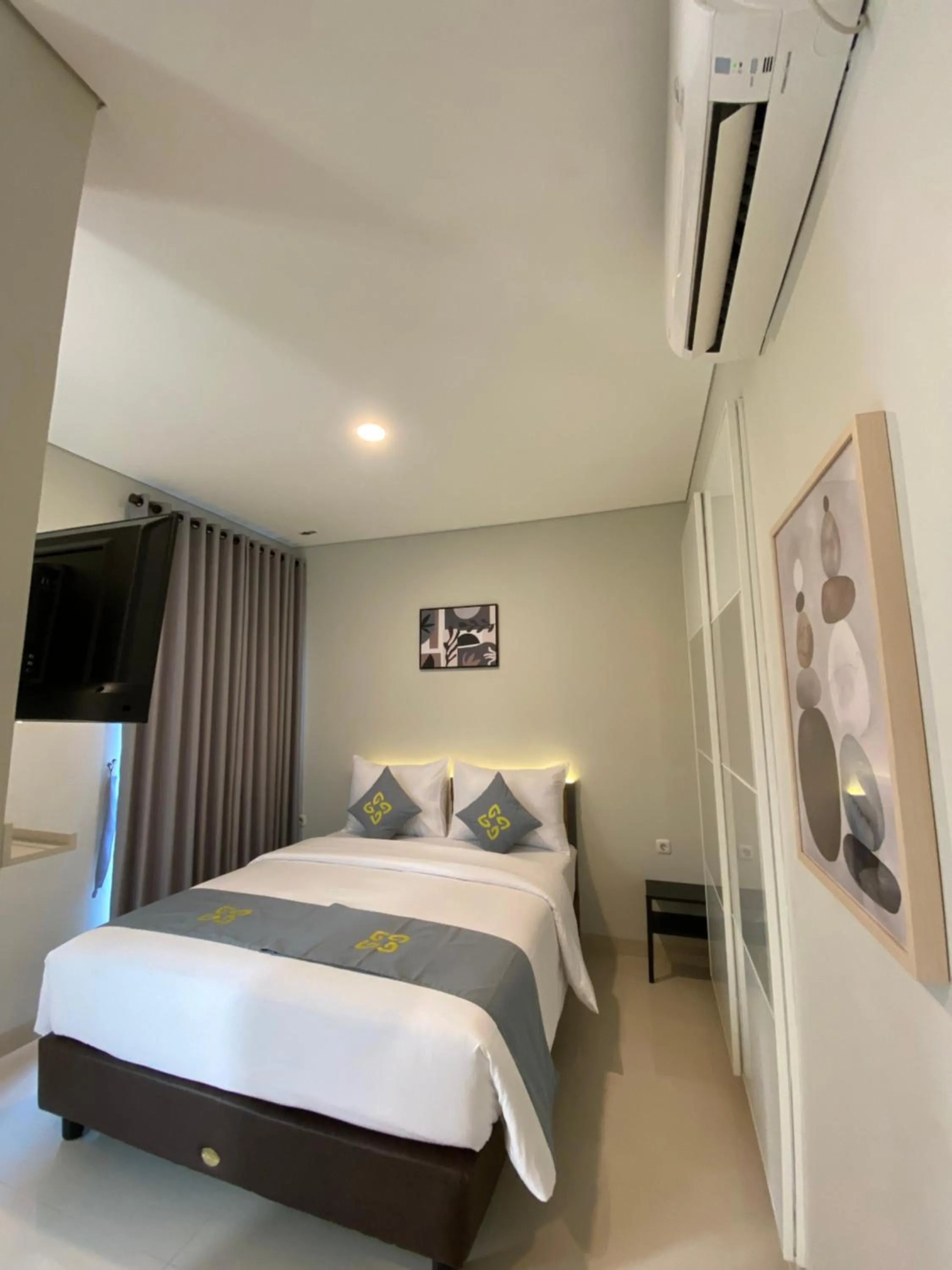 Bed in Ghurfati Hotel Wedana