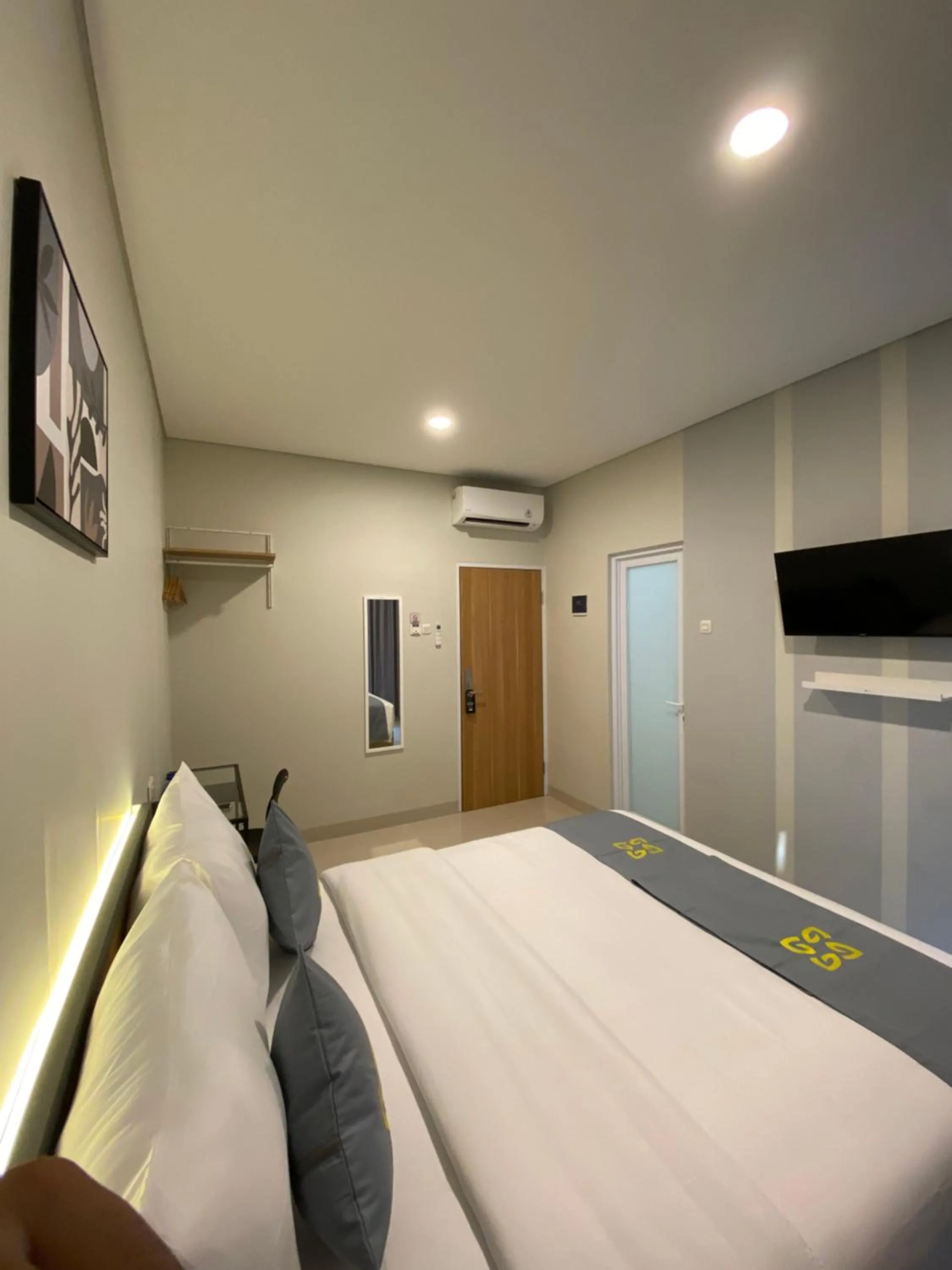 Bed in Ghurfati Hotel Wedana