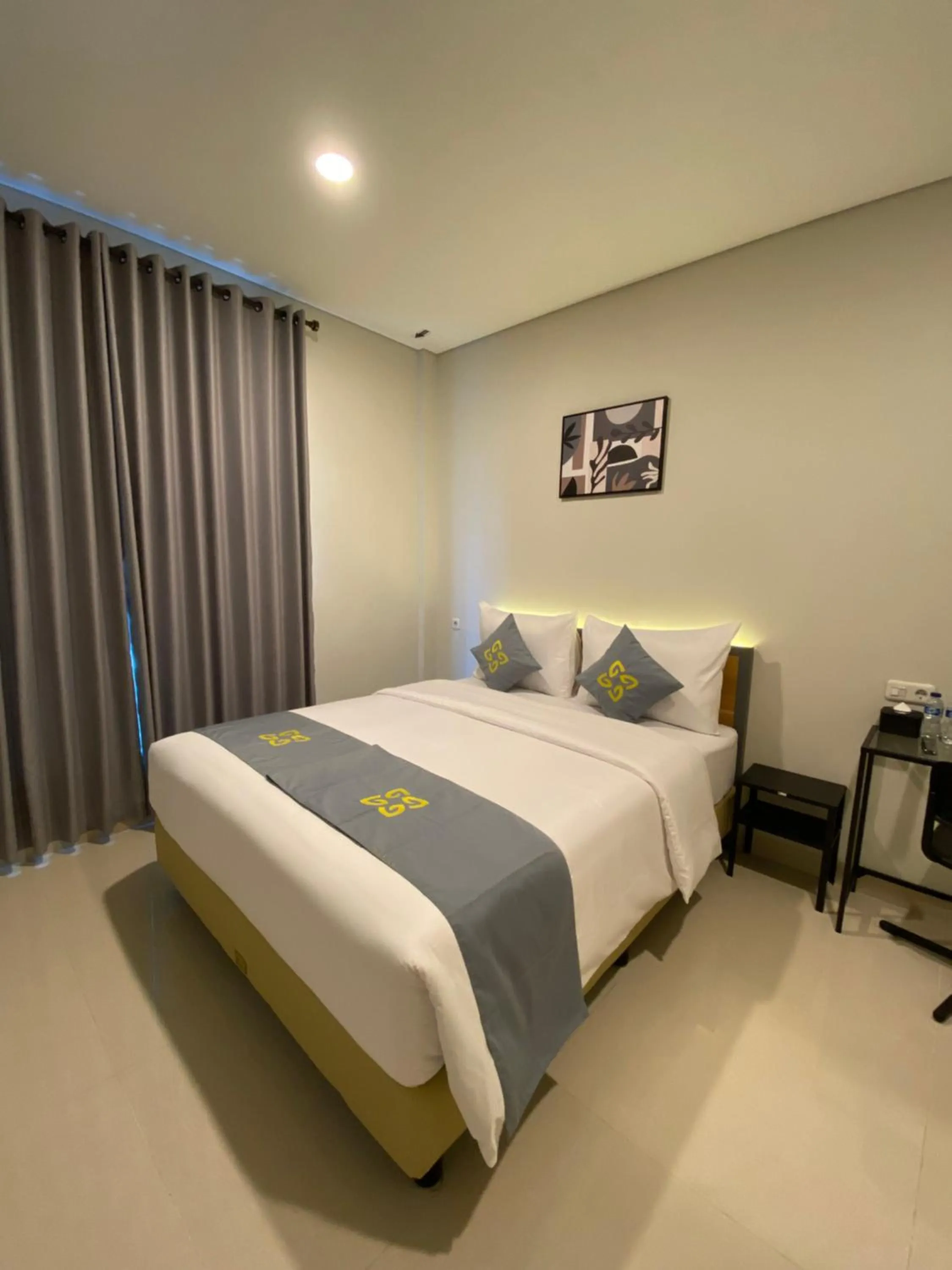 Bed in Ghurfati Hotel Wedana