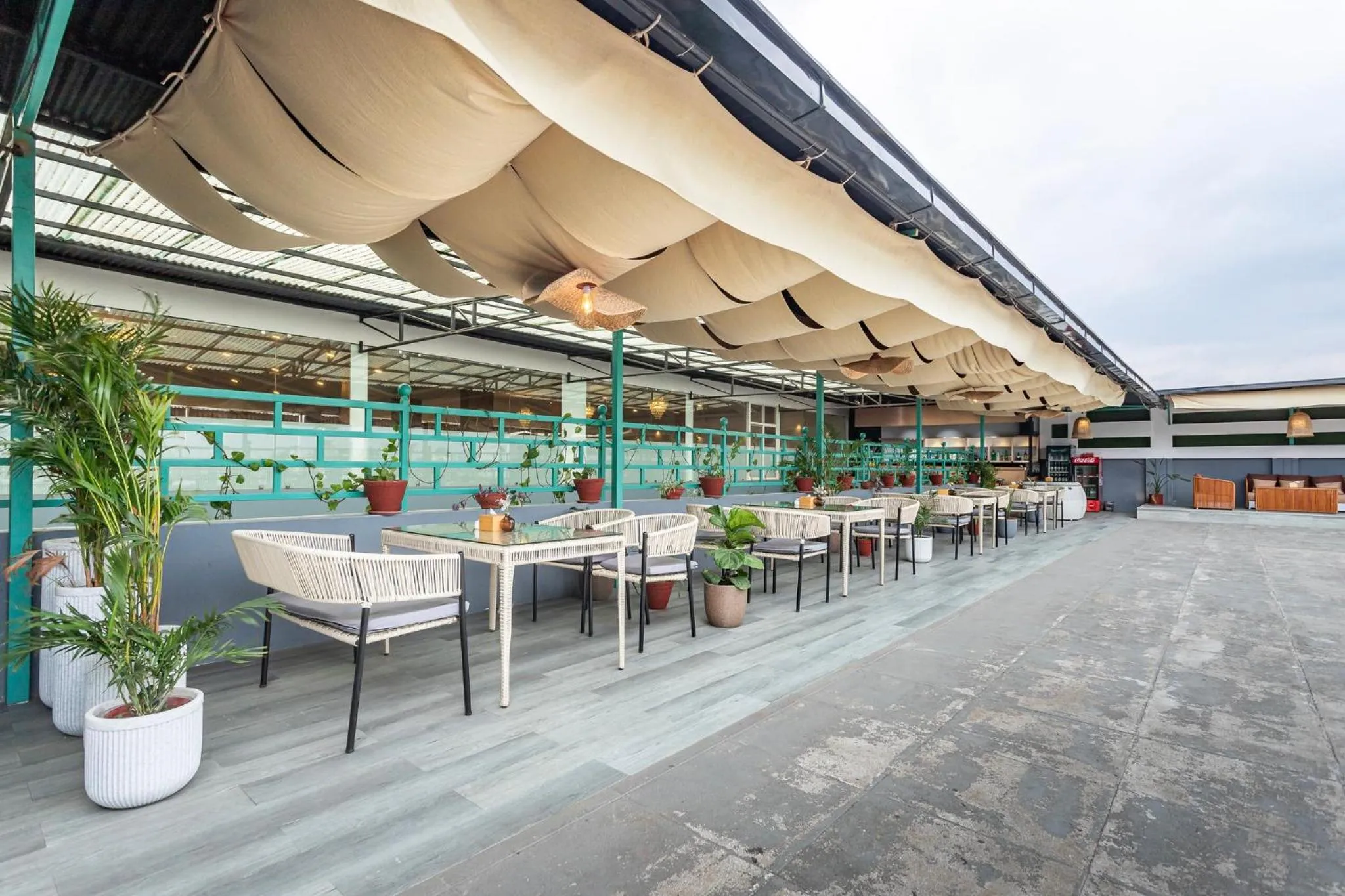 Garden view in Hotel Yukhang