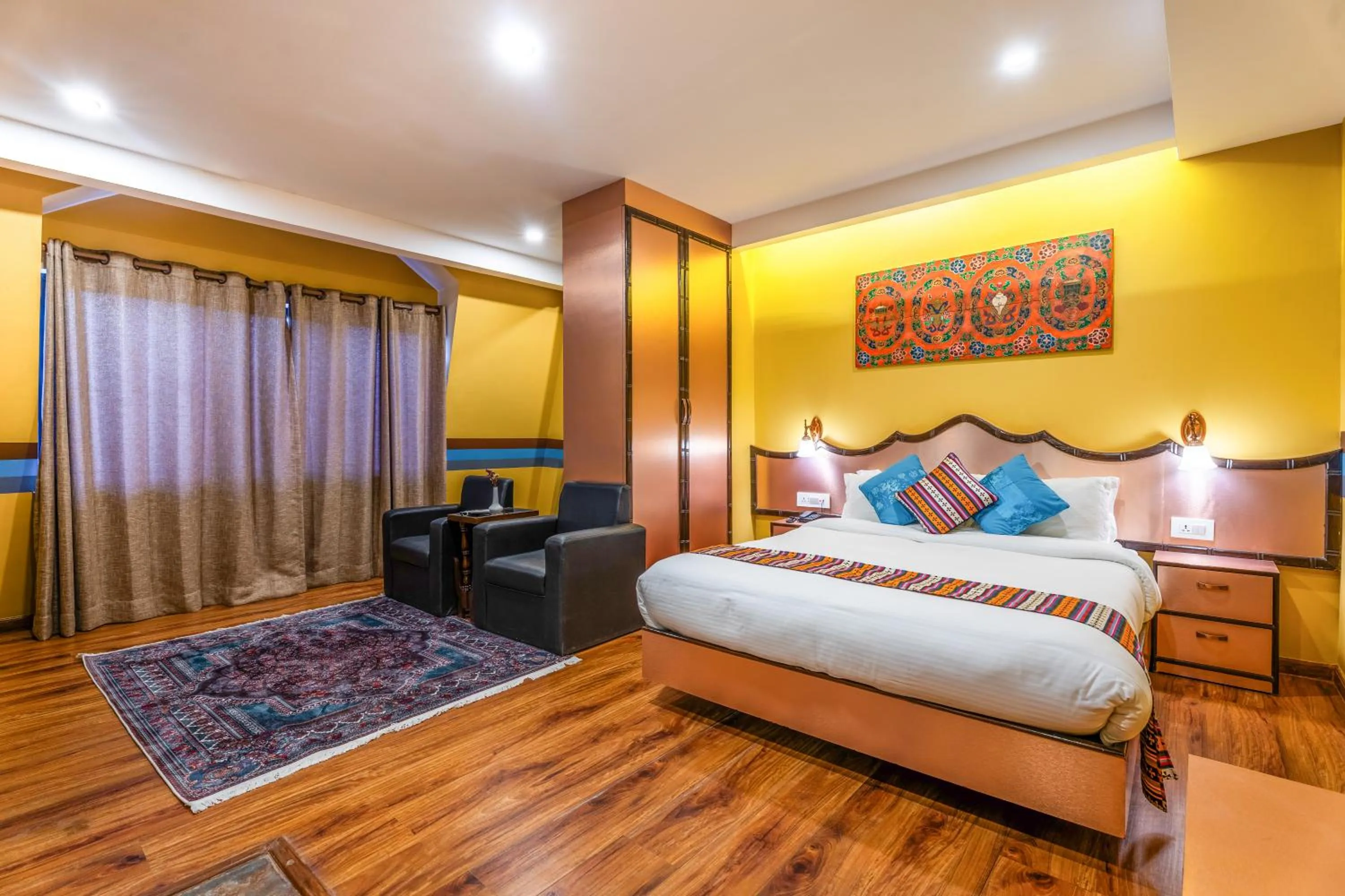 Bedroom, Bed in Hotel Yukhang