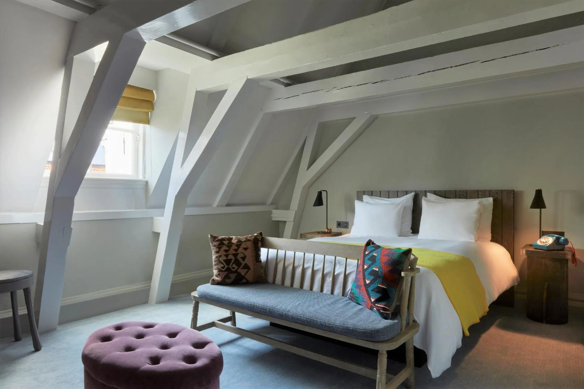 Bedroom, Bed in Pulitzer Amsterdam