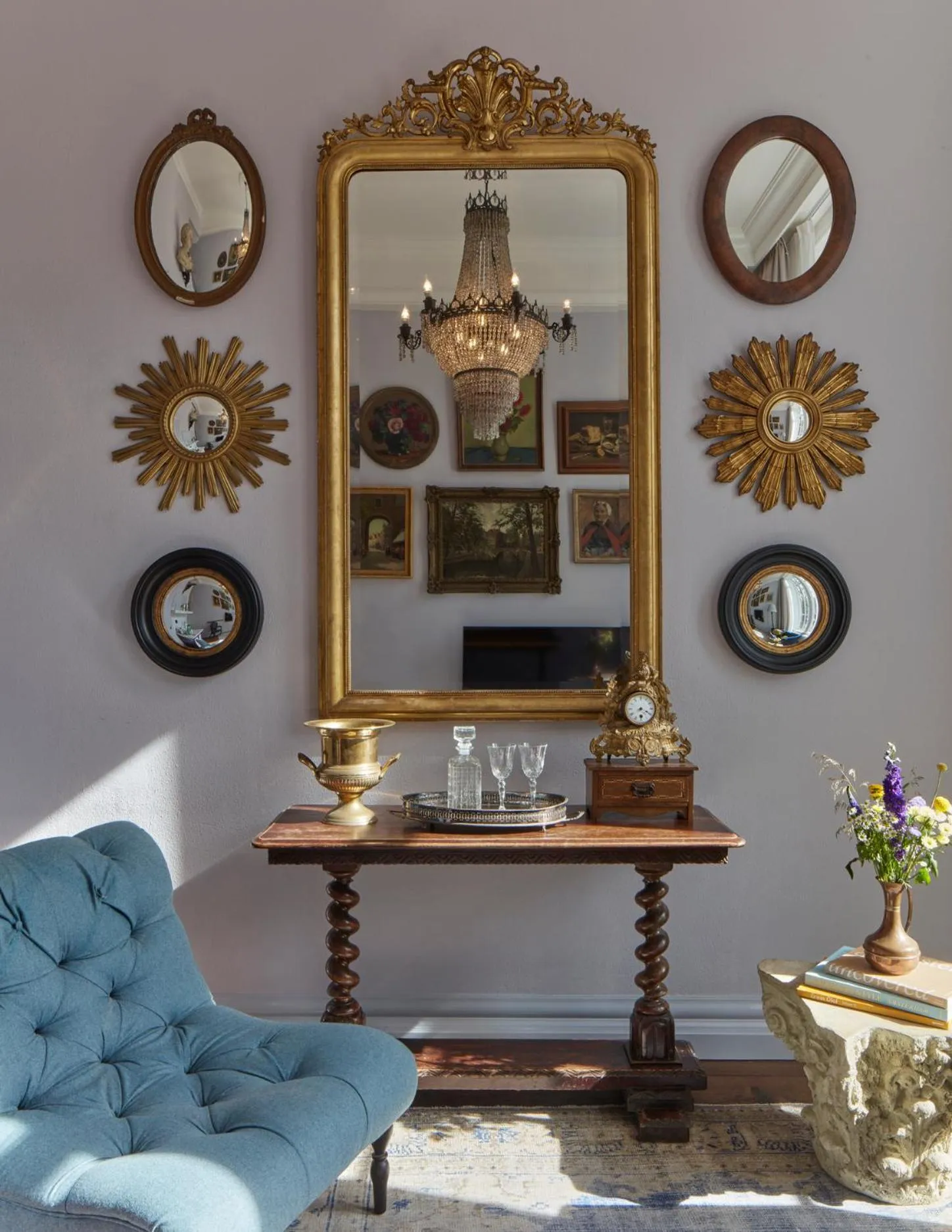 Living room in Pulitzer Amsterdam