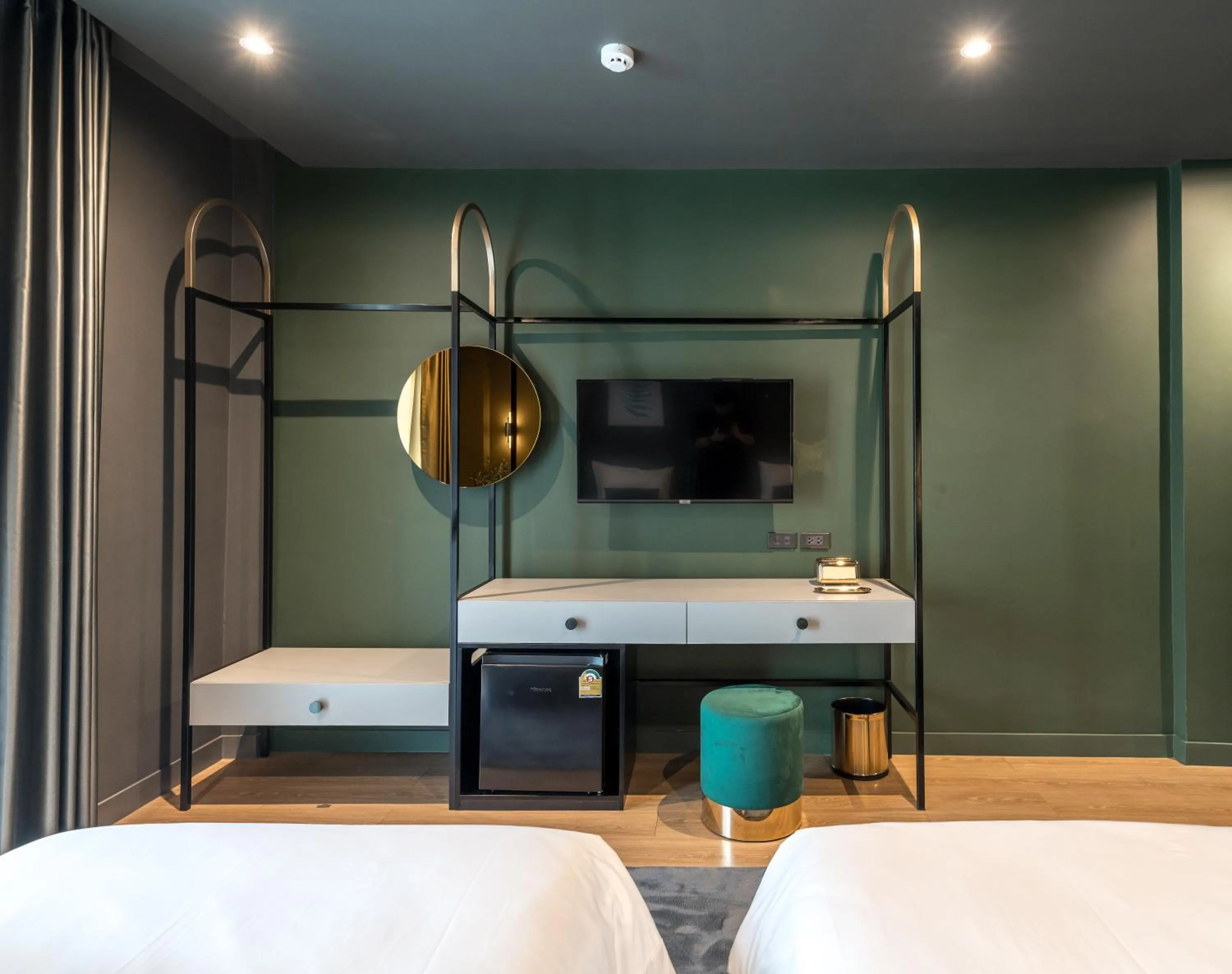 TV and multimedia, Bed in Cher Hostel Bangkok