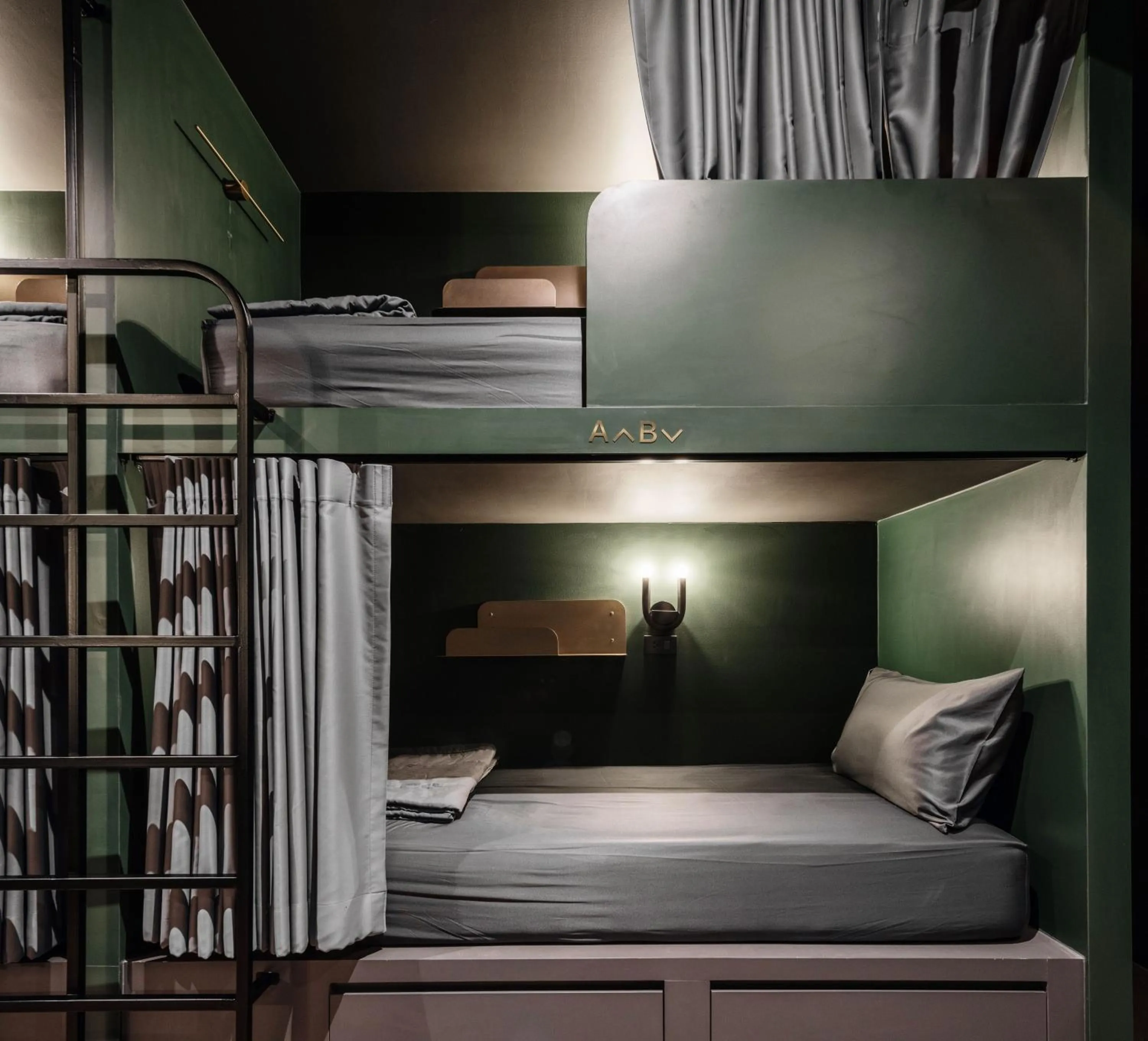 Bed in Cher Hostel Bangkok